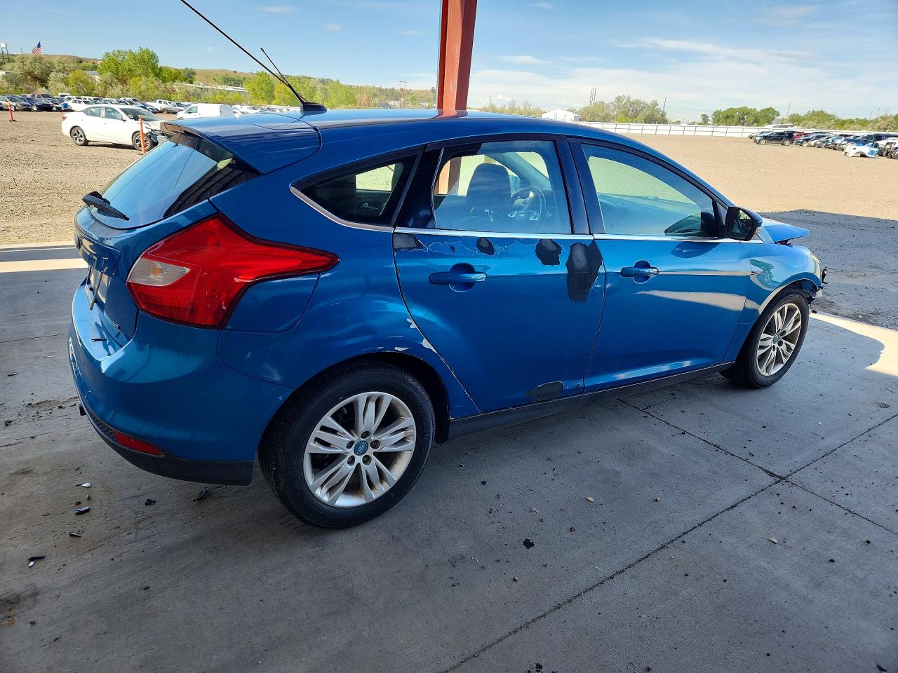 2012 Ford Focus Sel Синий vin: 1FAHP3M25CL162422