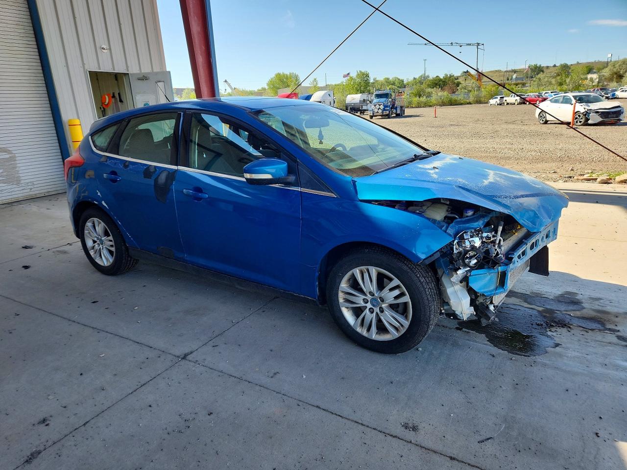2012 Ford Focus Sel Синий vin: 1FAHP3M25CL162422