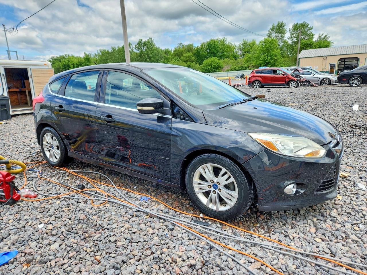 2012 Ford Focus Sel Black vin: 1FAHP3M25CL168351