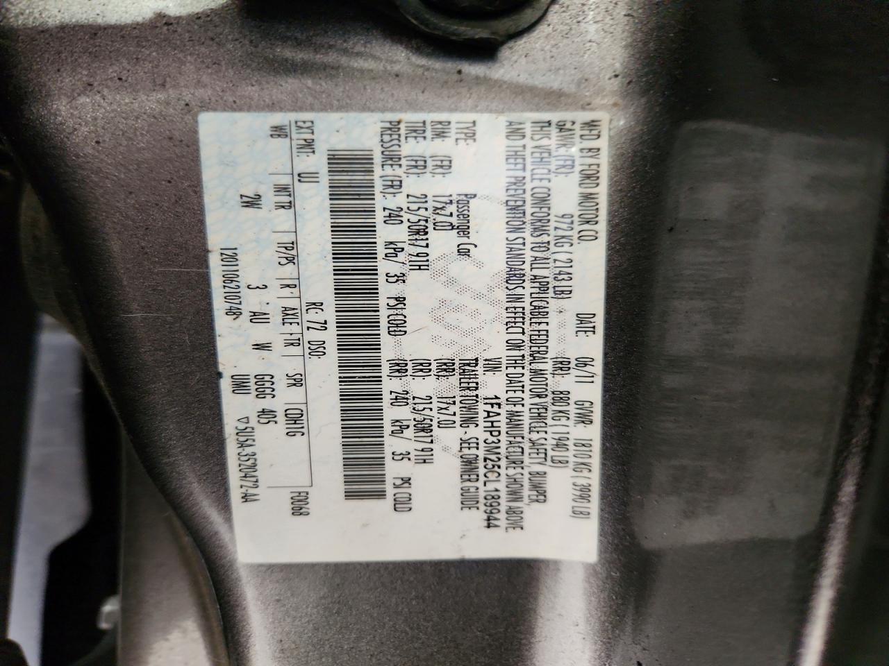 2012 Ford Focus Gray vin: 1FAHP3M25CL189944