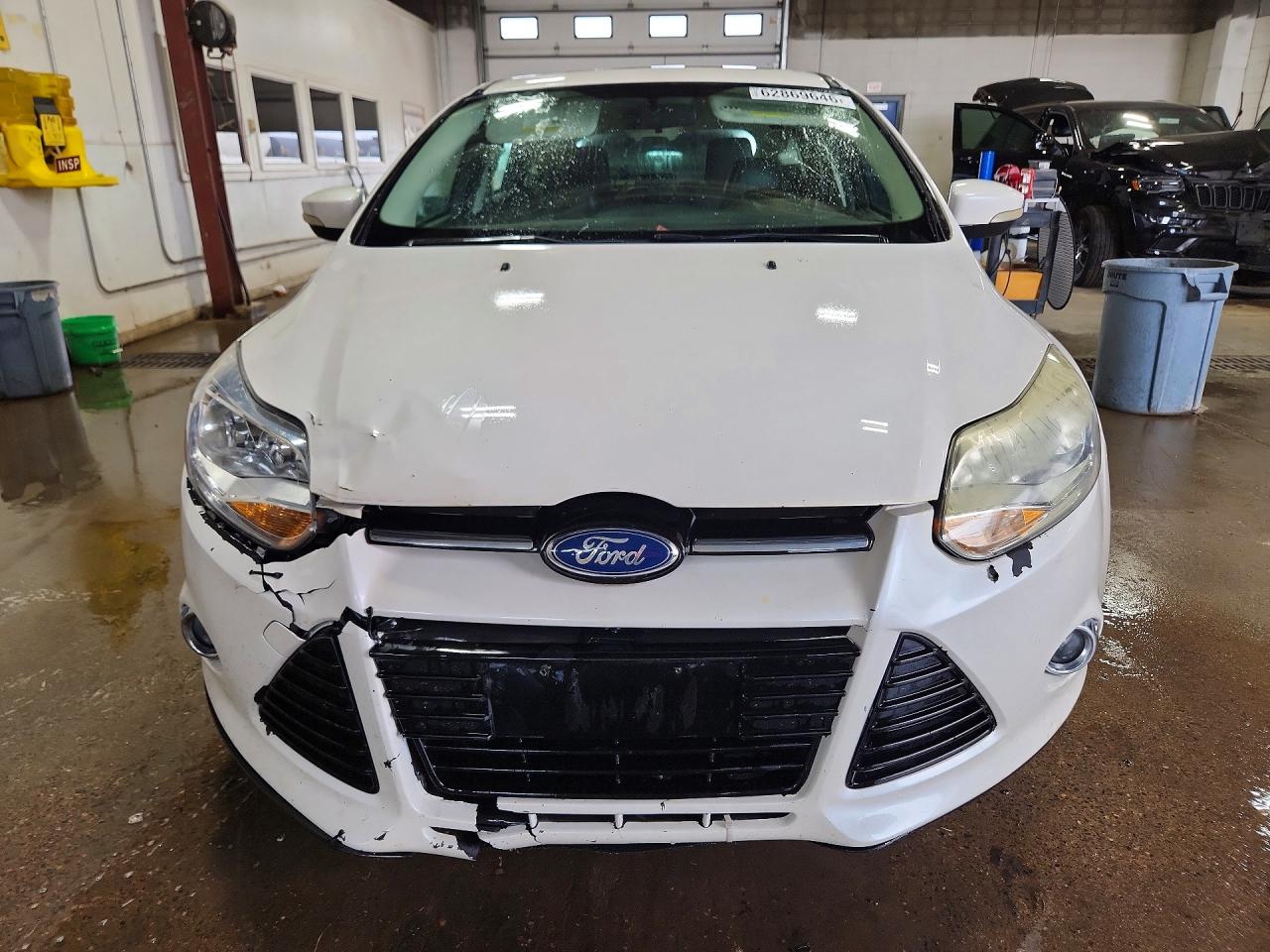 2012 Ford Focus Sel White vin: 1FAHP3M25CL257594