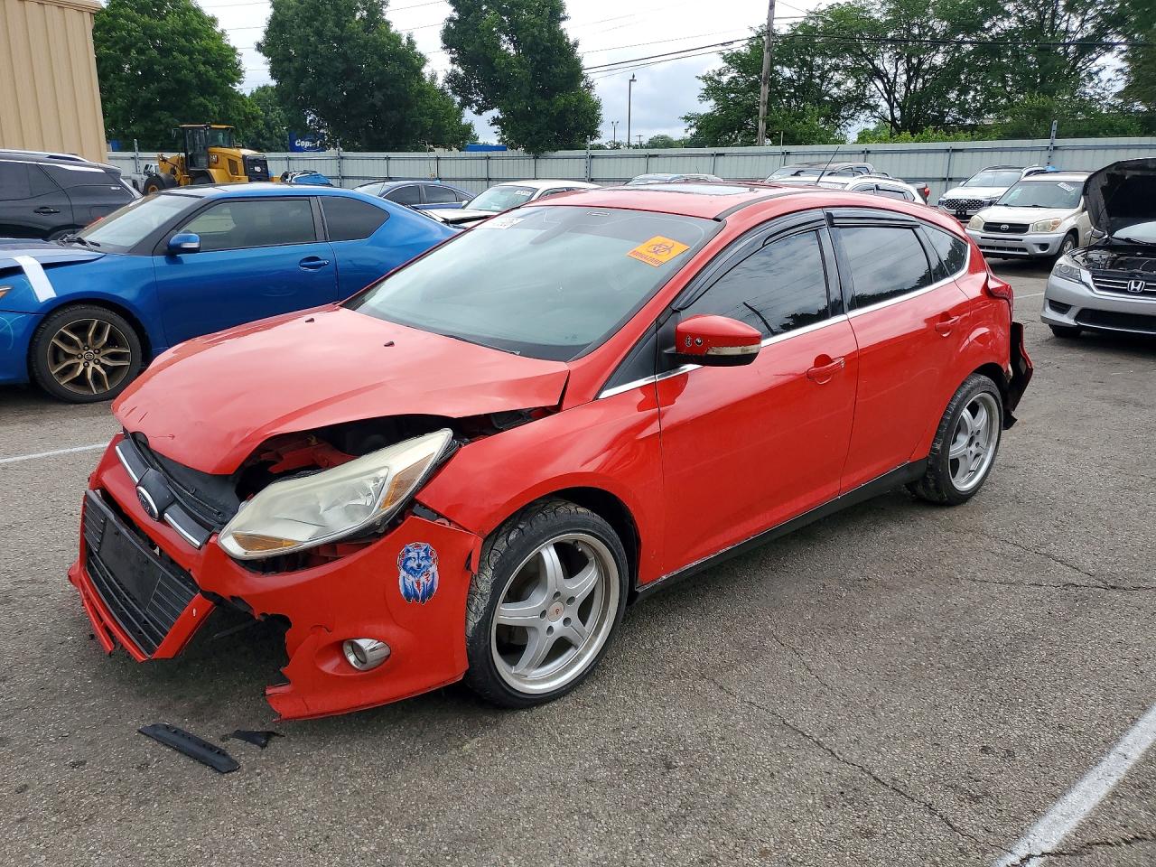 2012 Ford Focus Sel Red vin: 1FAHP3M25CL273567