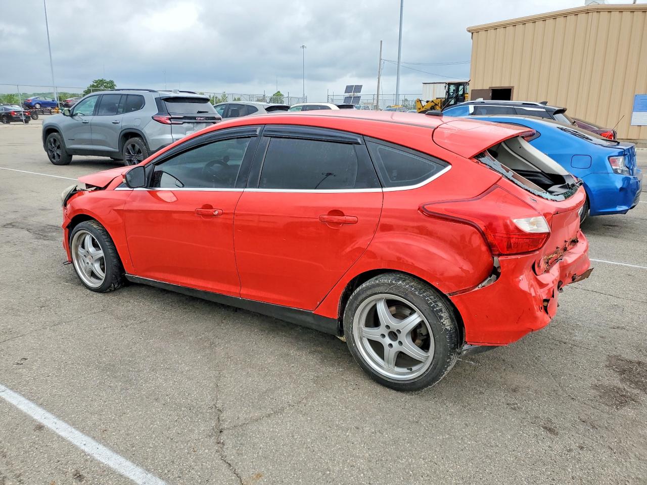 2012 Ford Focus Sel Red vin: 1FAHP3M25CL273567