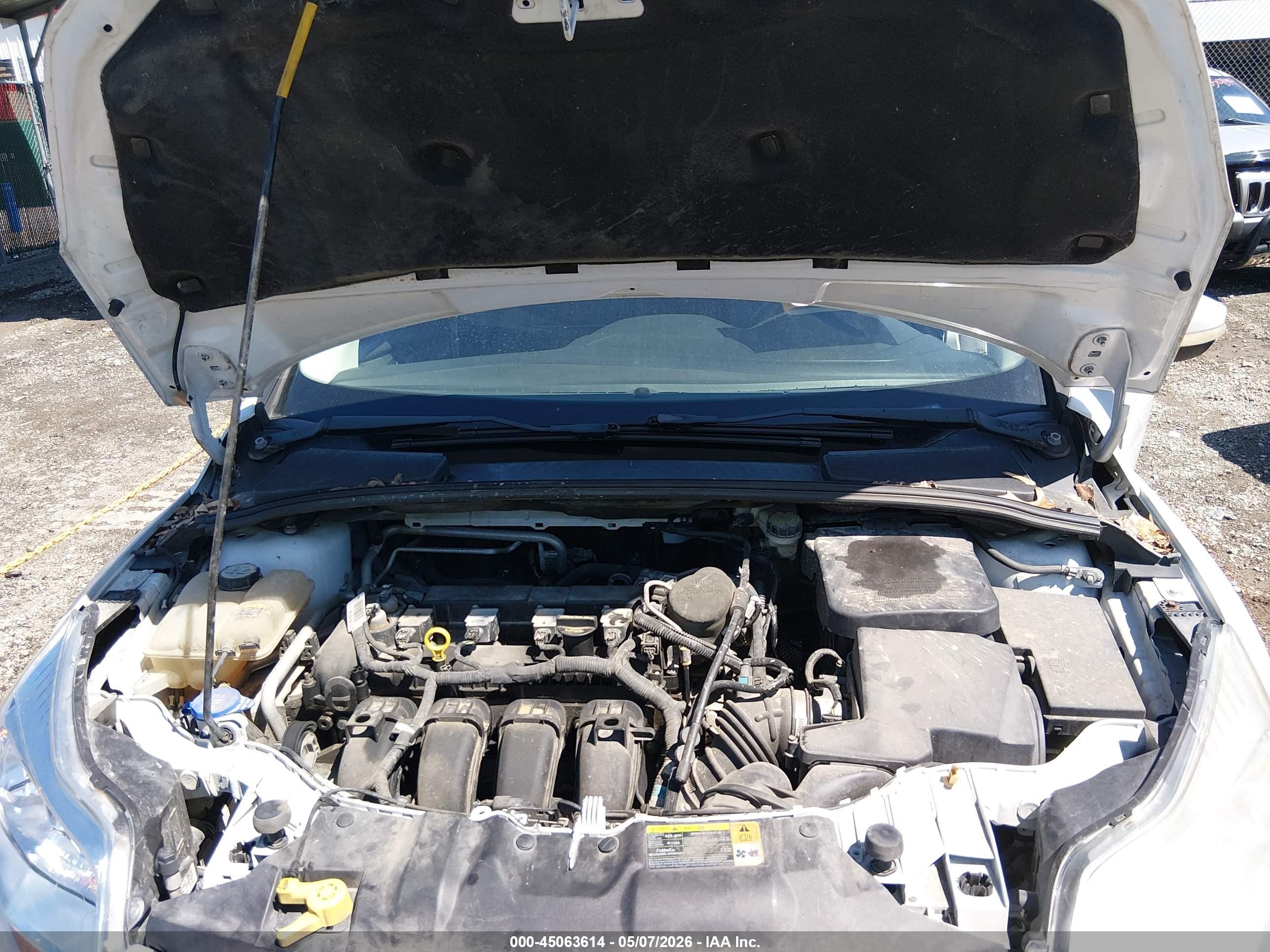 2012 Ford Focus Sel White vin: 1FAHP3M25CL348462