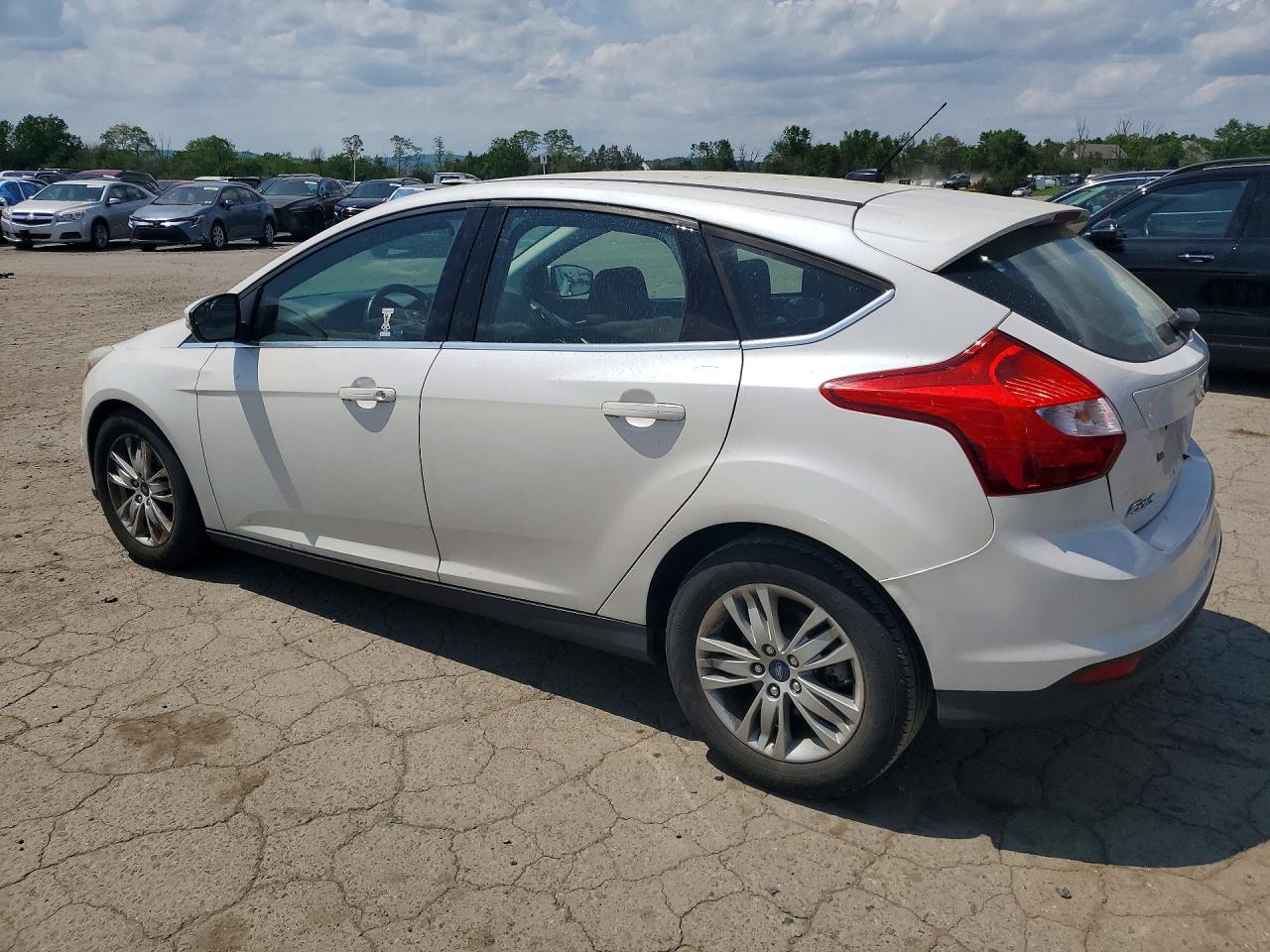 2012 Ford Focus Sel White vin: 1FAHP3M25CL412984