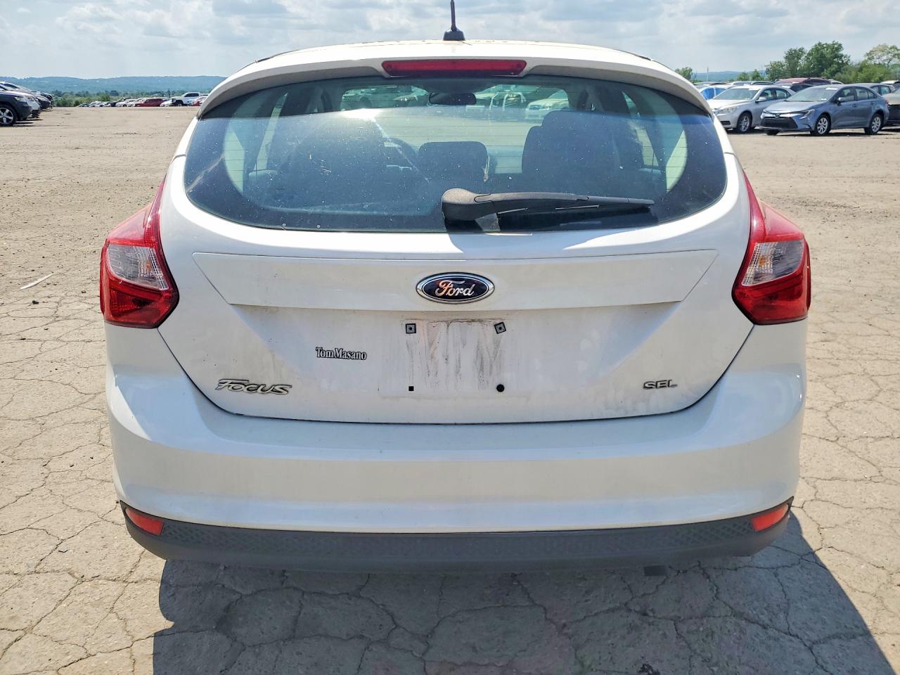 2012 Ford Focus Sel White vin: 1FAHP3M25CL412984