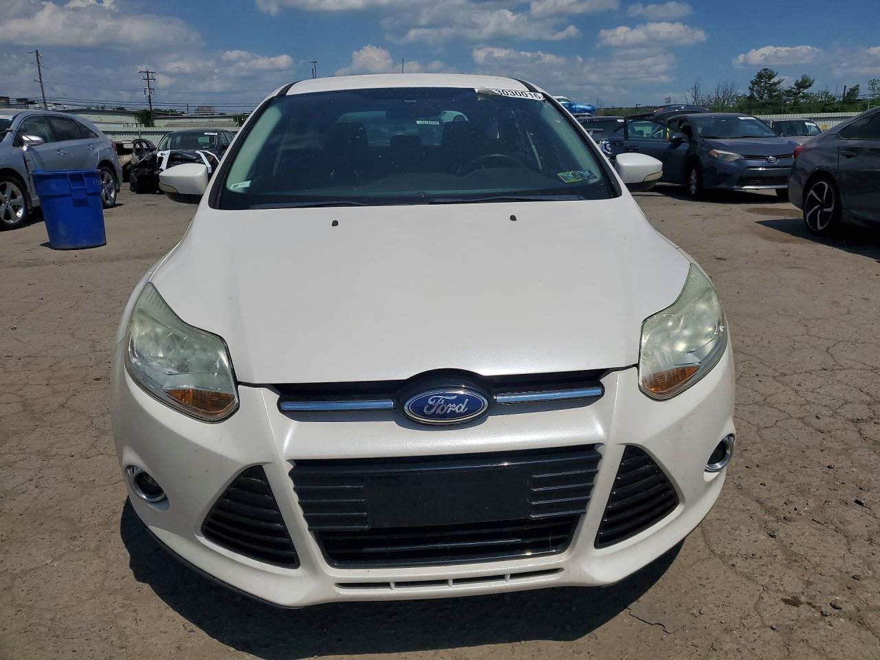 2012 Ford Focus Sel White vin: 1FAHP3M25CL412984