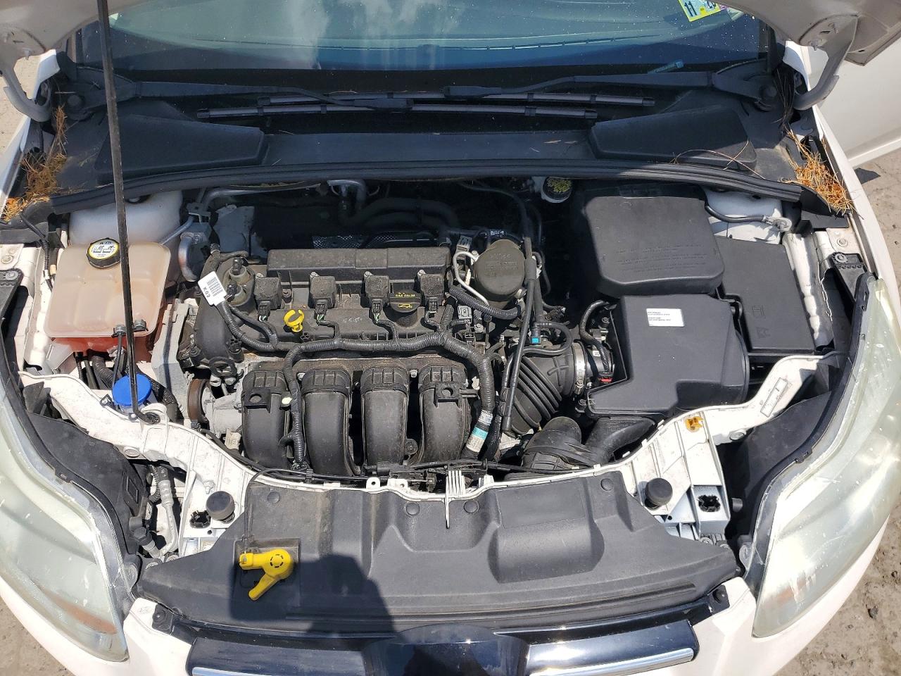 2012 Ford Focus Sel White vin: 1FAHP3M25CL412984