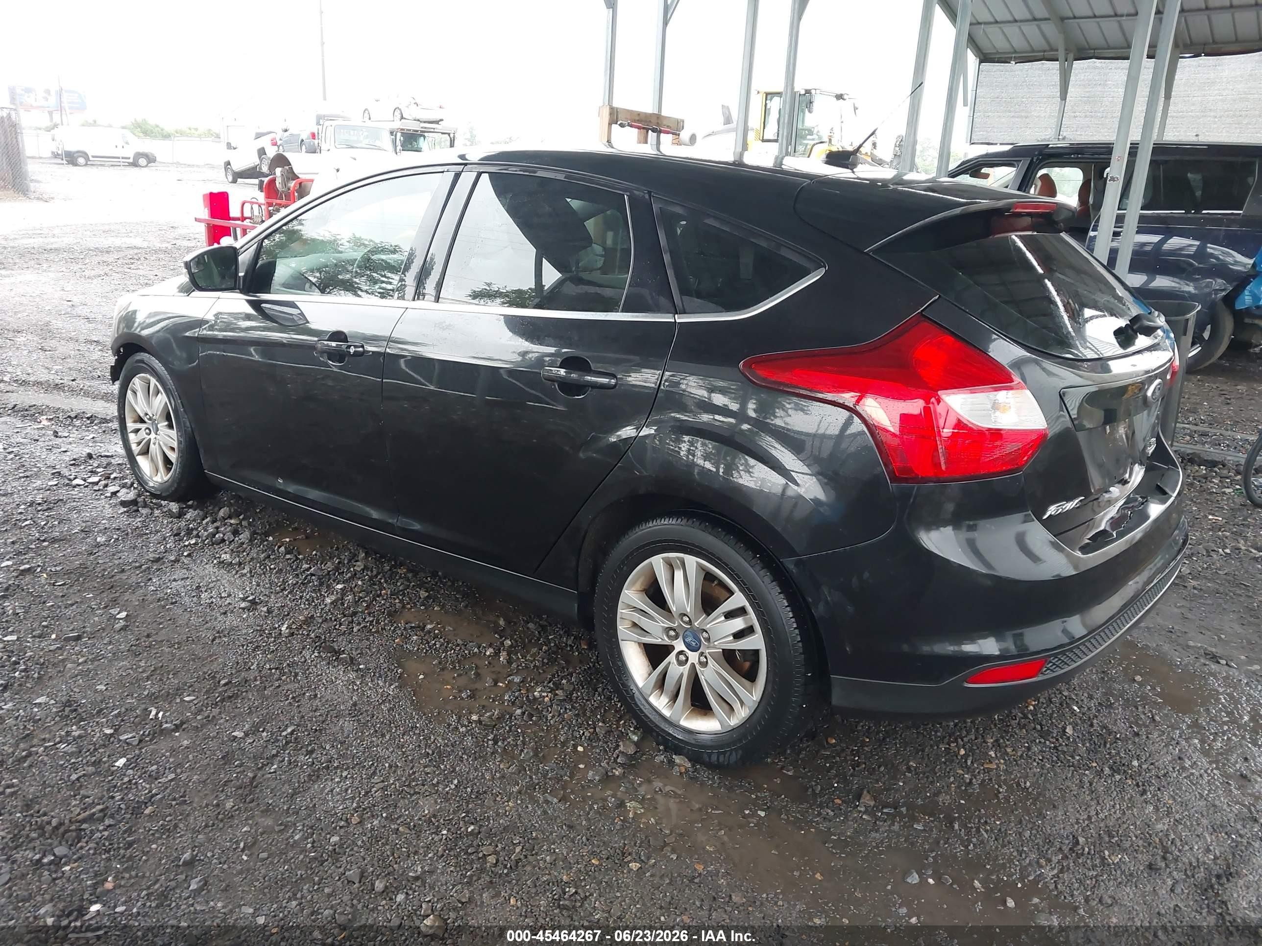 2012 Ford Focus Sel Black vin: 1FAHP3M25CL414685