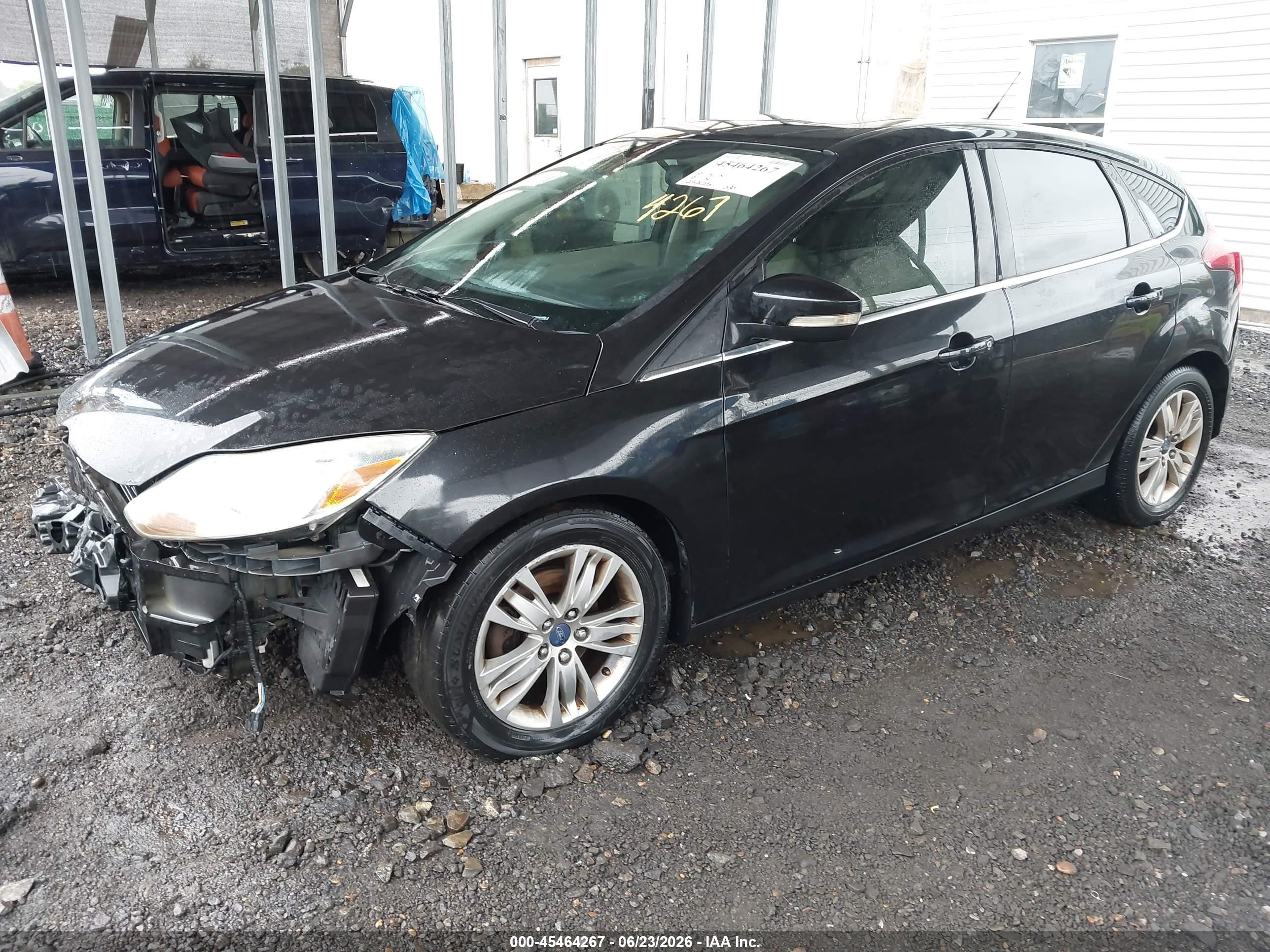 2012 Ford Focus Sel Black vin: 1FAHP3M25CL414685