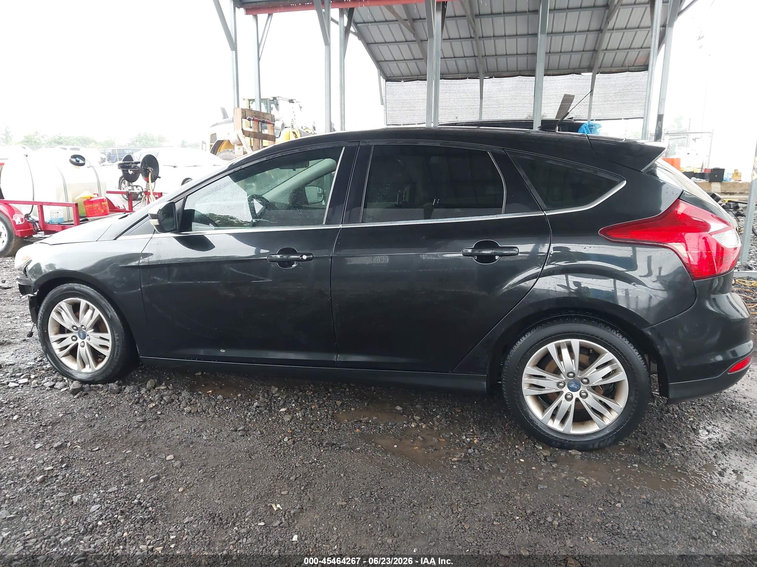 2012 Ford Focus Sel Black vin: 1FAHP3M25CL414685
