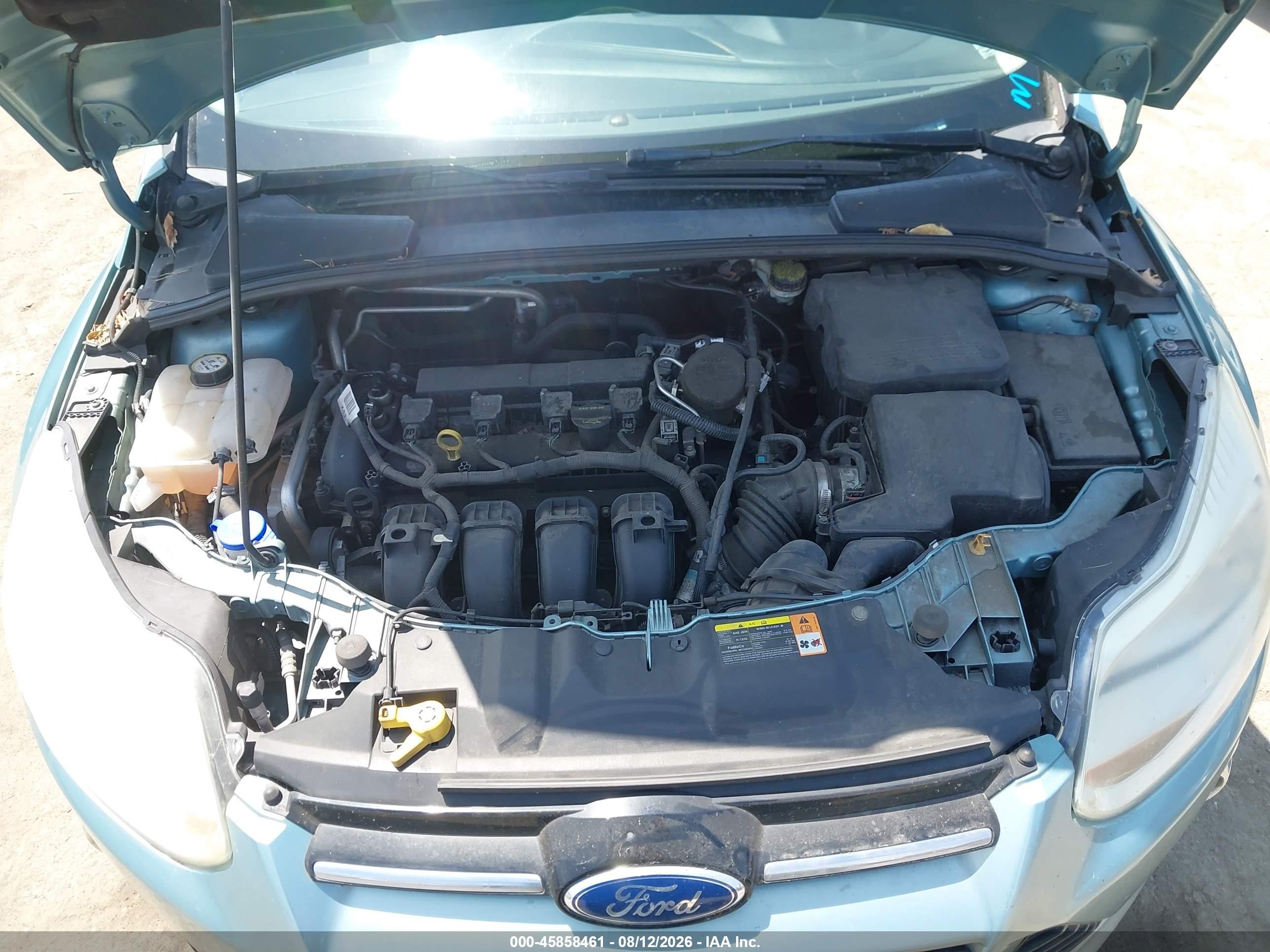 2012 Ford Focus Sel Бирюзовый vin: 1FAHP3M26CL156211