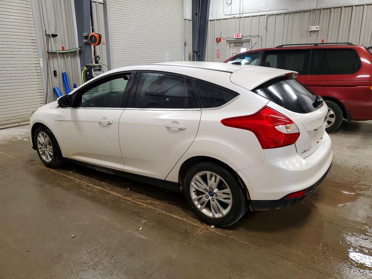 2012 Ford Focus Sel White vin: 1FAHP3M26CL206041