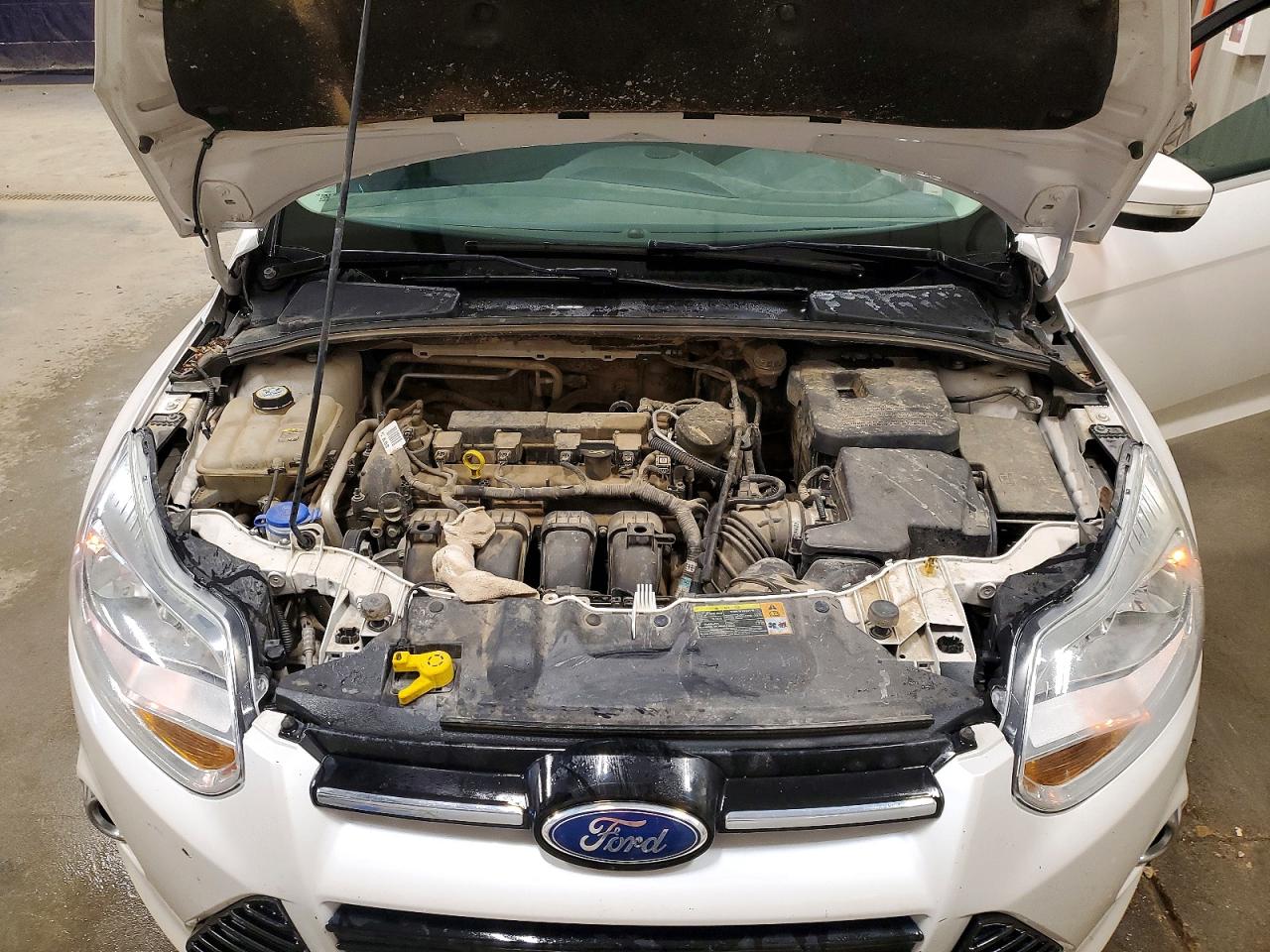 2012 Ford Focus Sel White vin: 1FAHP3M26CL206041