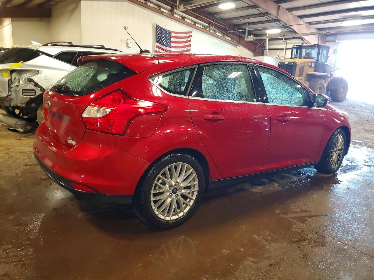 2012 Ford Focus Sel Red vin: 1FAHP3M26CL277515