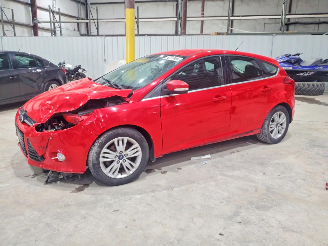 2012 Ford Focus Sel Red vin: 1FAHP3M26CL344548