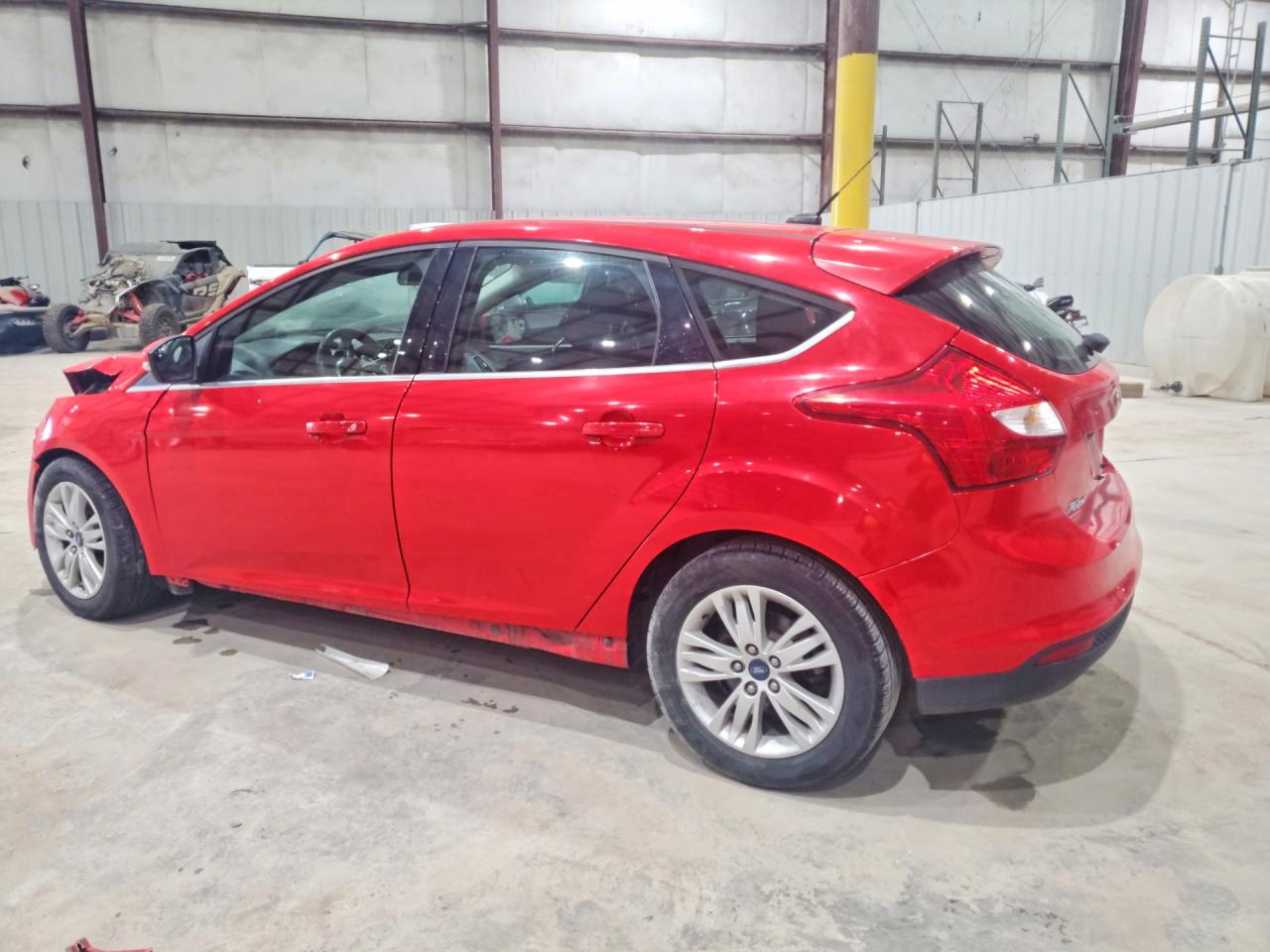 2012 Ford Focus Sel Red vin: 1FAHP3M26CL344548
