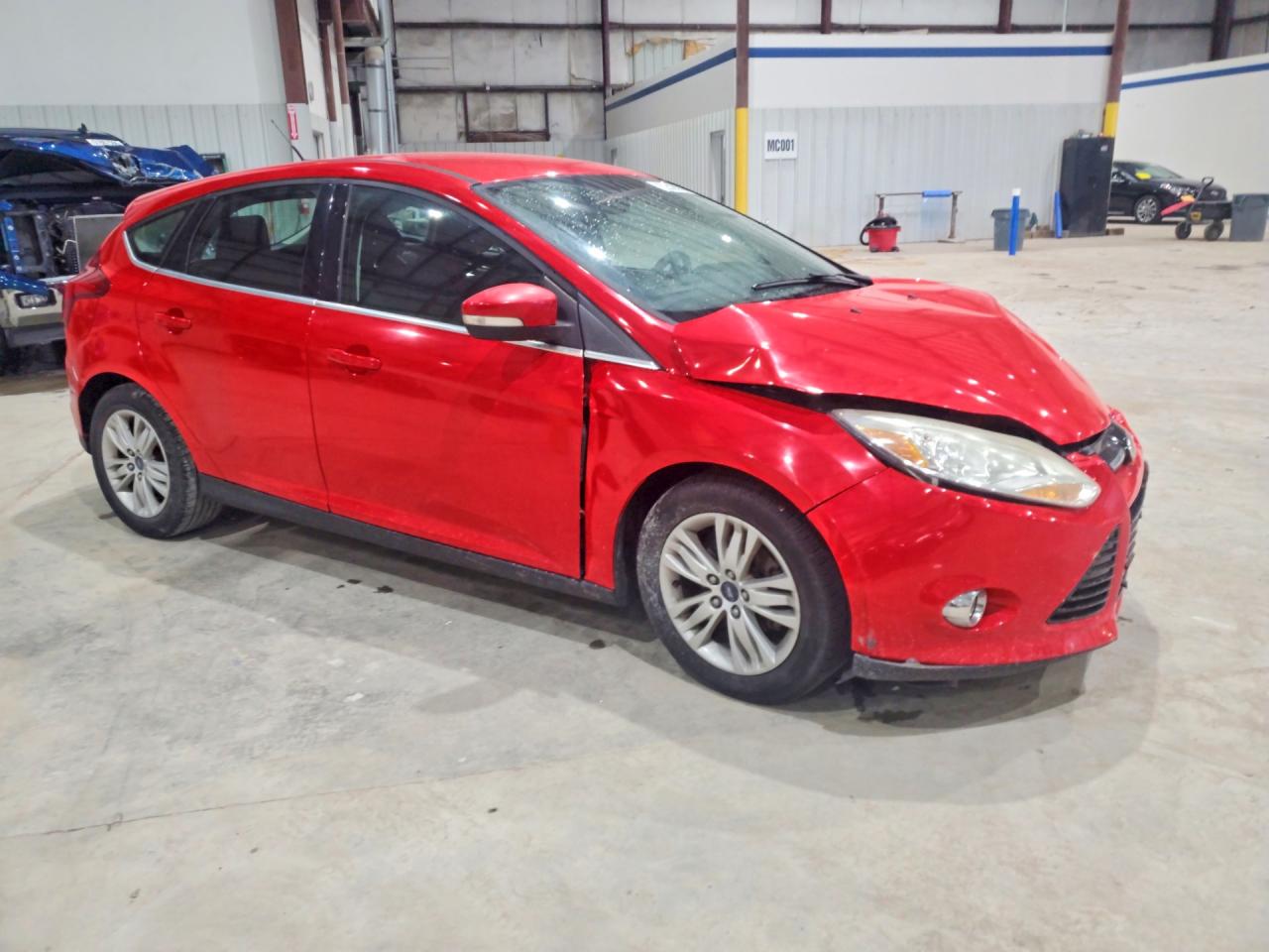 2012 Ford Focus Sel Red vin: 1FAHP3M26CL344548
