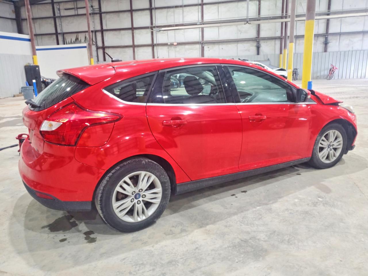 2012 Ford Focus Sel Red vin: 1FAHP3M26CL344548