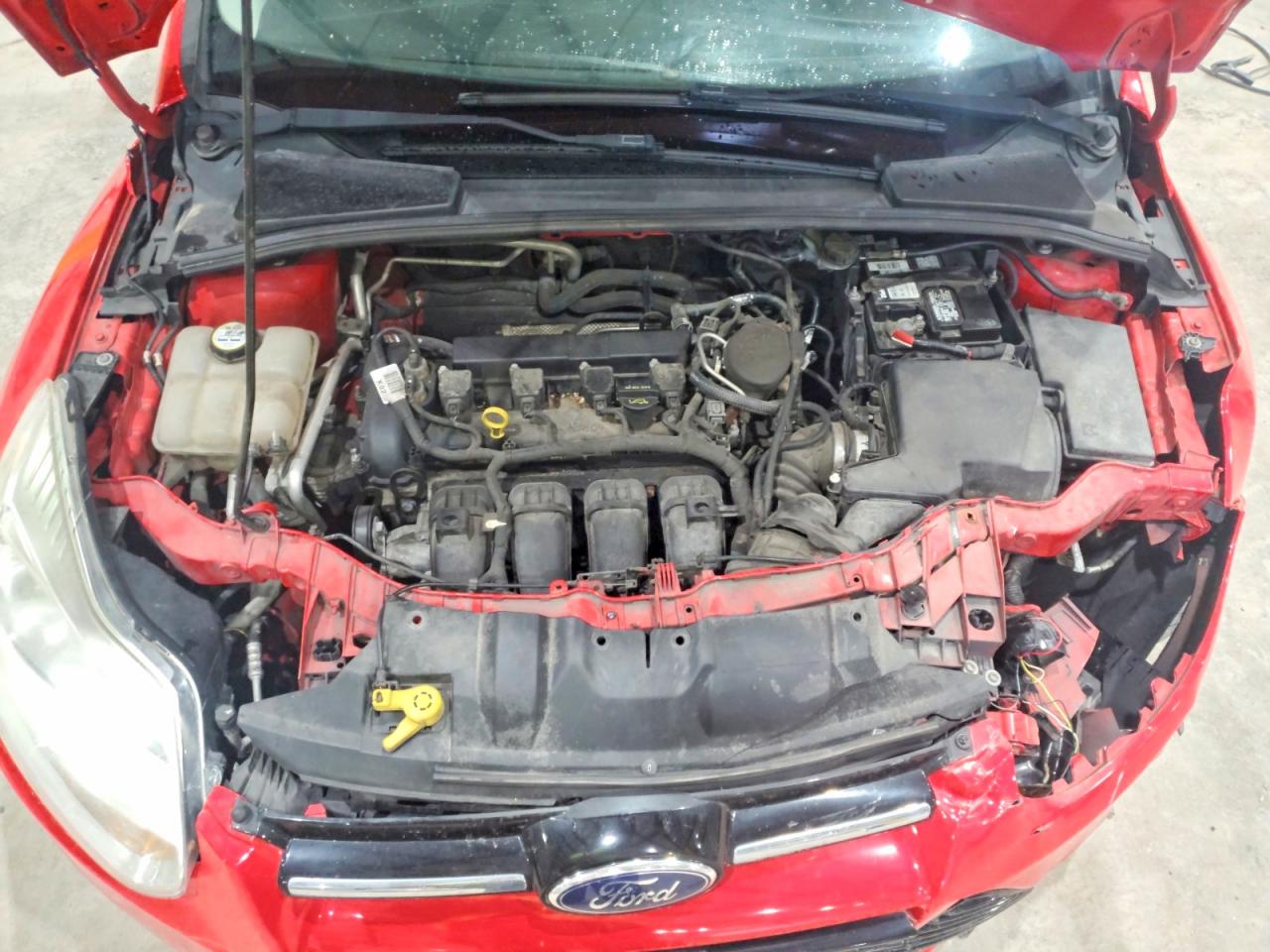2012 Ford Focus Sel Red vin: 1FAHP3M26CL344548