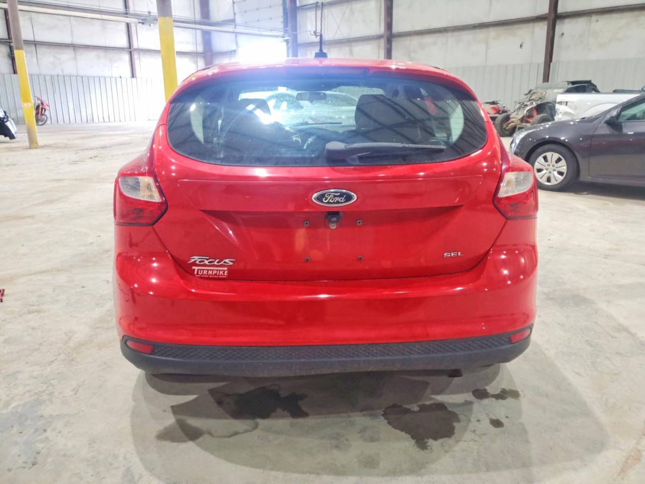 2012 Ford Focus Sel Red vin: 1FAHP3M26CL344548