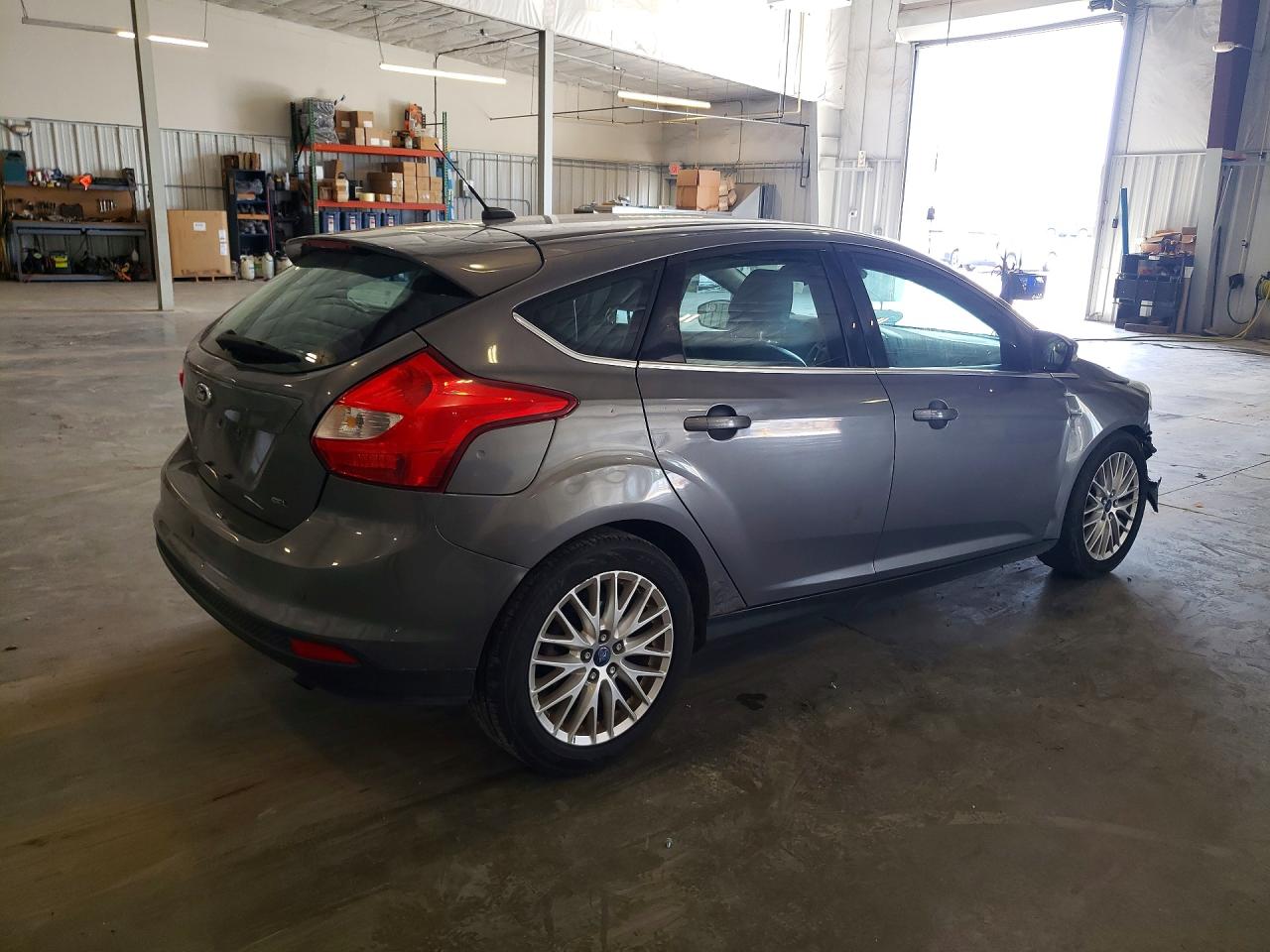 2012 Ford Focus Sel Gray vin: 1FAHP3M26CL358403