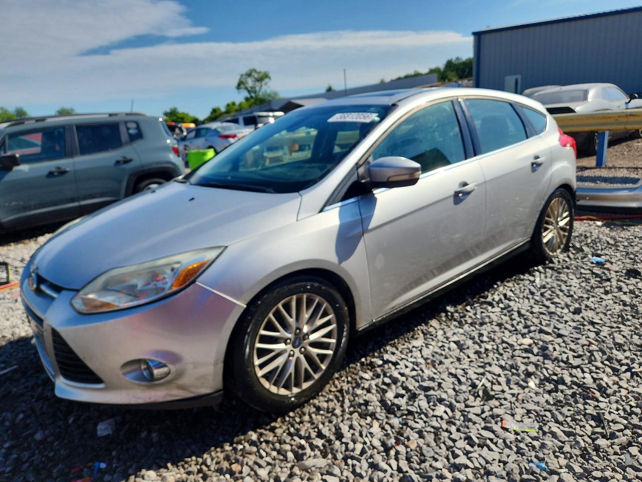 2012 Ford Focus Sel Silver vin: 1FAHP3M26CL382605