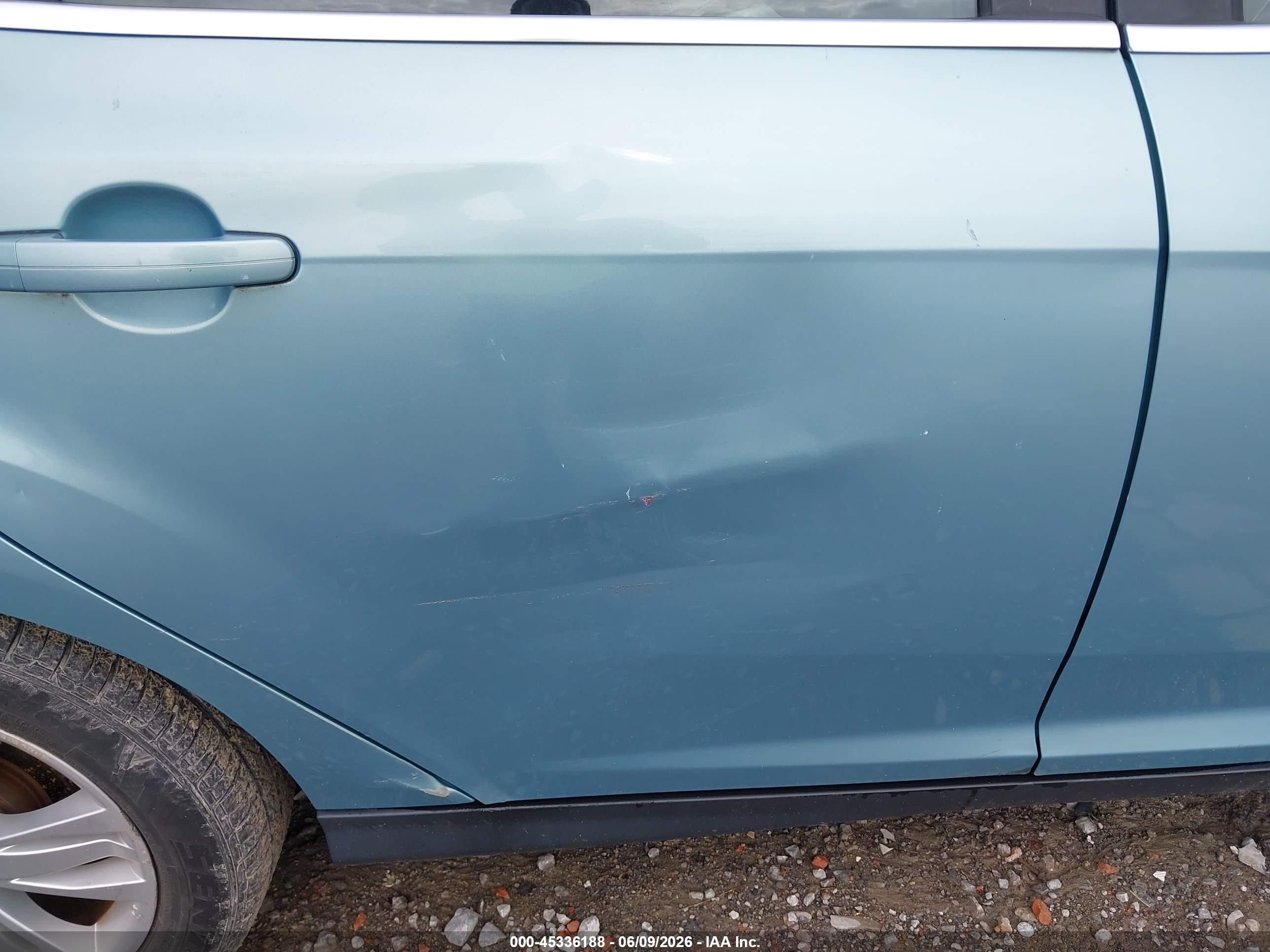 2012 Ford Focus Sel Teal vin: 1FAHP3M26CL403727