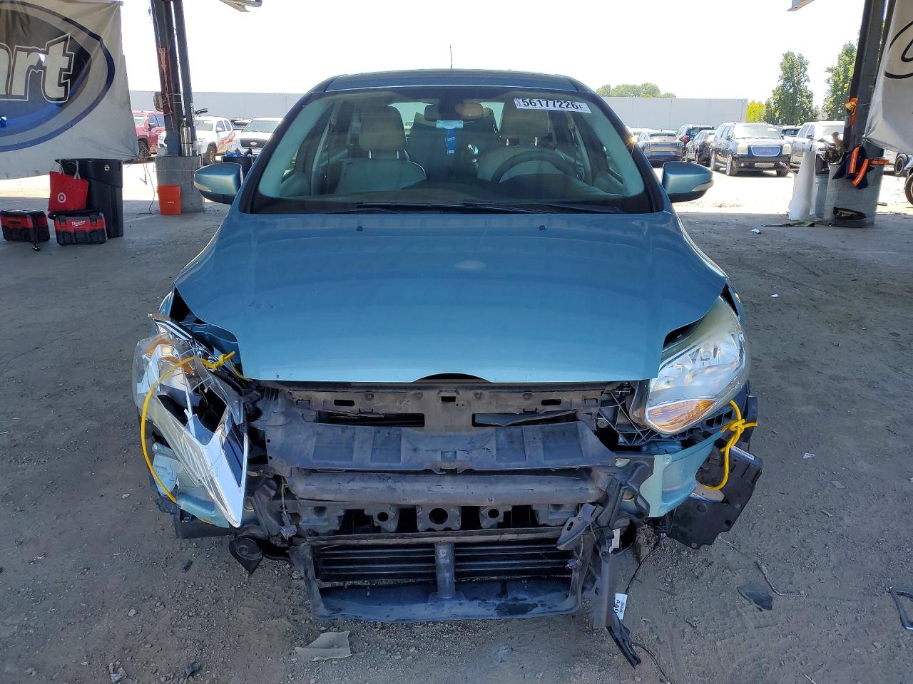 2012 Ford Focus Sel Turquoise vin: 1FAHP3M26CL416090