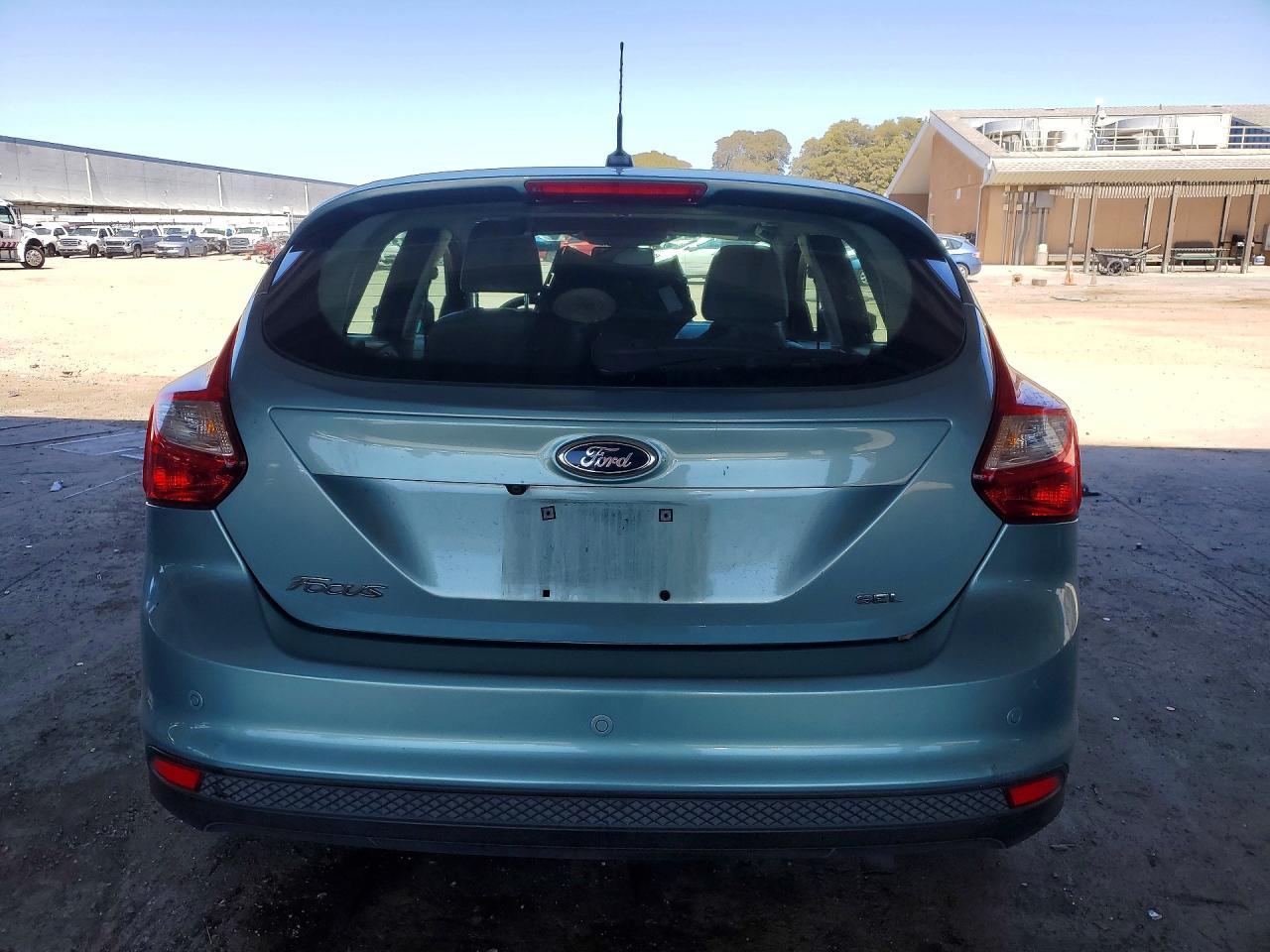 2012 Ford Focus Sel Turquoise vin: 1FAHP3M26CL416090