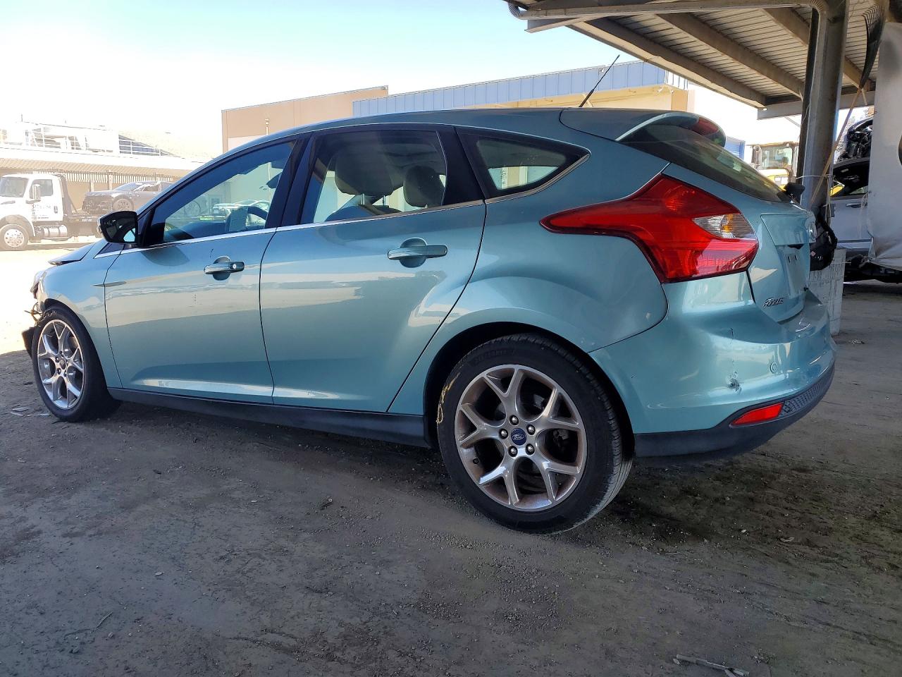 2012 Ford Focus Sel Turquoise vin: 1FAHP3M26CL416090