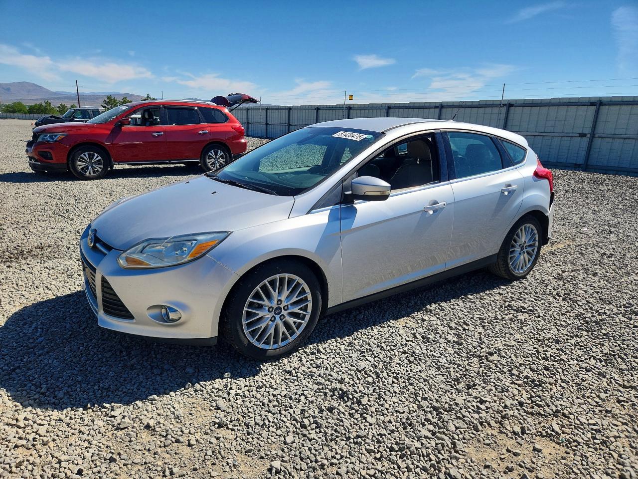 2012 Ford Focus Sel Silver vin: 1FAHP3M26CL477827
