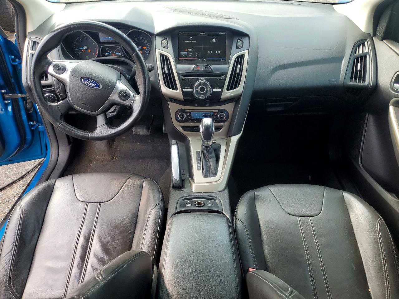 2012 Ford Focus Sel Blue vin: 1FAHP3M27CL256608
