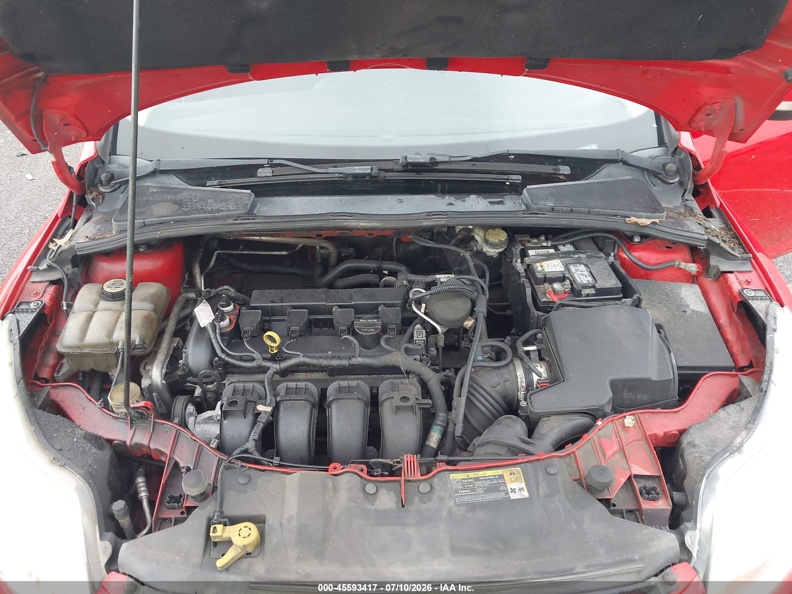 2012 Ford Focus Sel Red vin: 1FAHP3M27CL348463