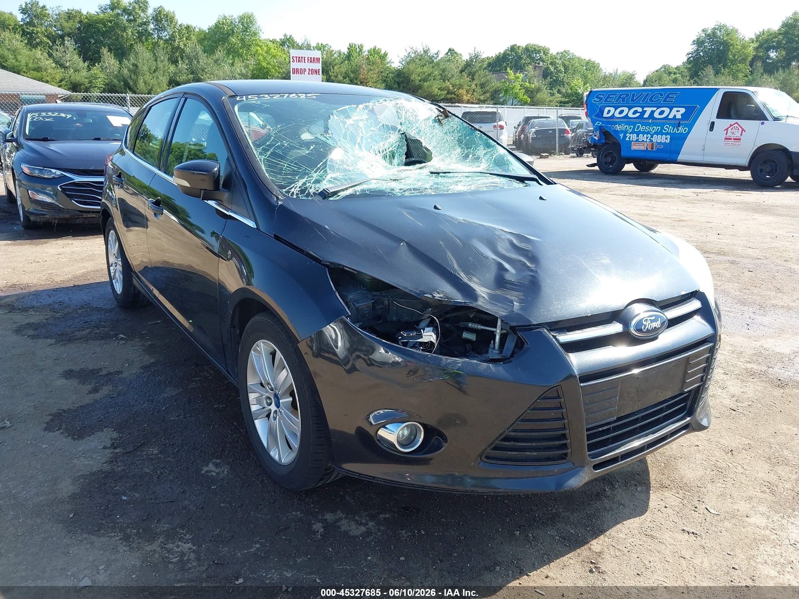 2012 Ford Focus Sel Black vin: 1FAHP3M27CL404272