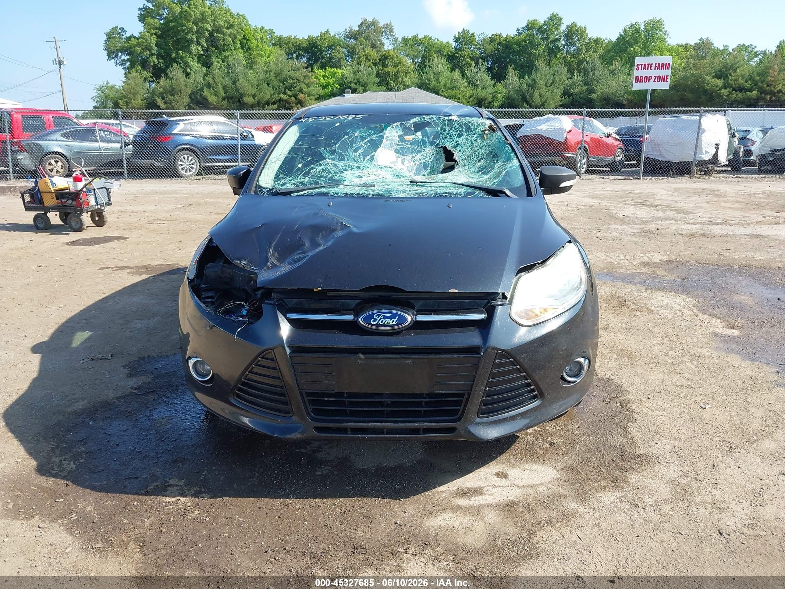 2012 Ford Focus Sel Black vin: 1FAHP3M27CL404272