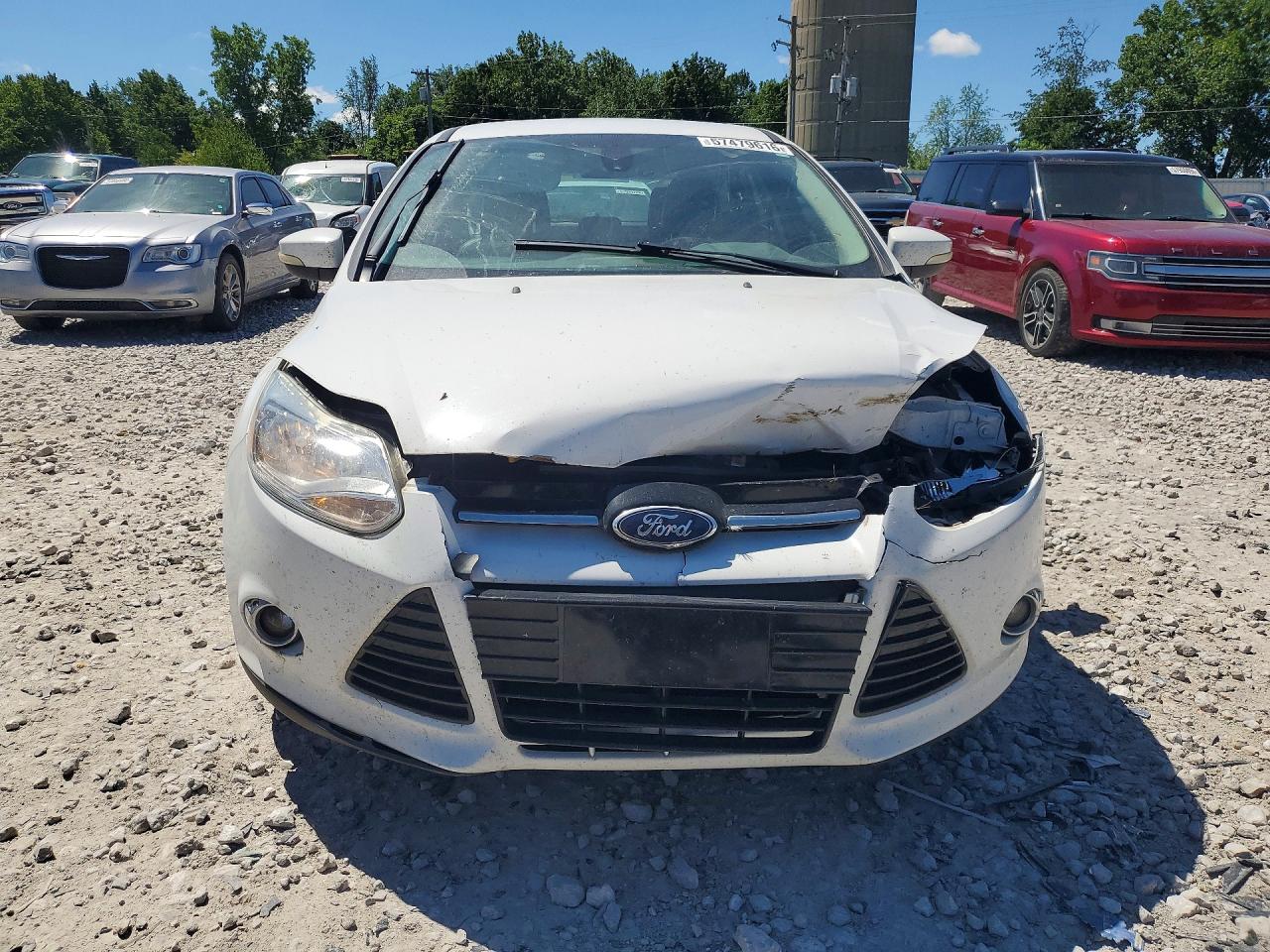 2012 Ford Focus Sel White vin: 1FAHP3M27CL465363