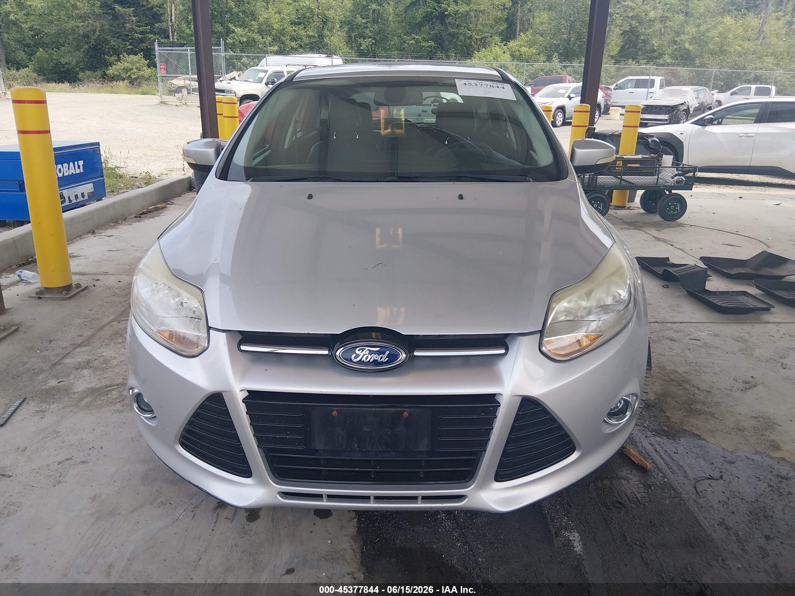 2012 Ford Focus Sel Silver vin: 1FAHP3M28CL167758