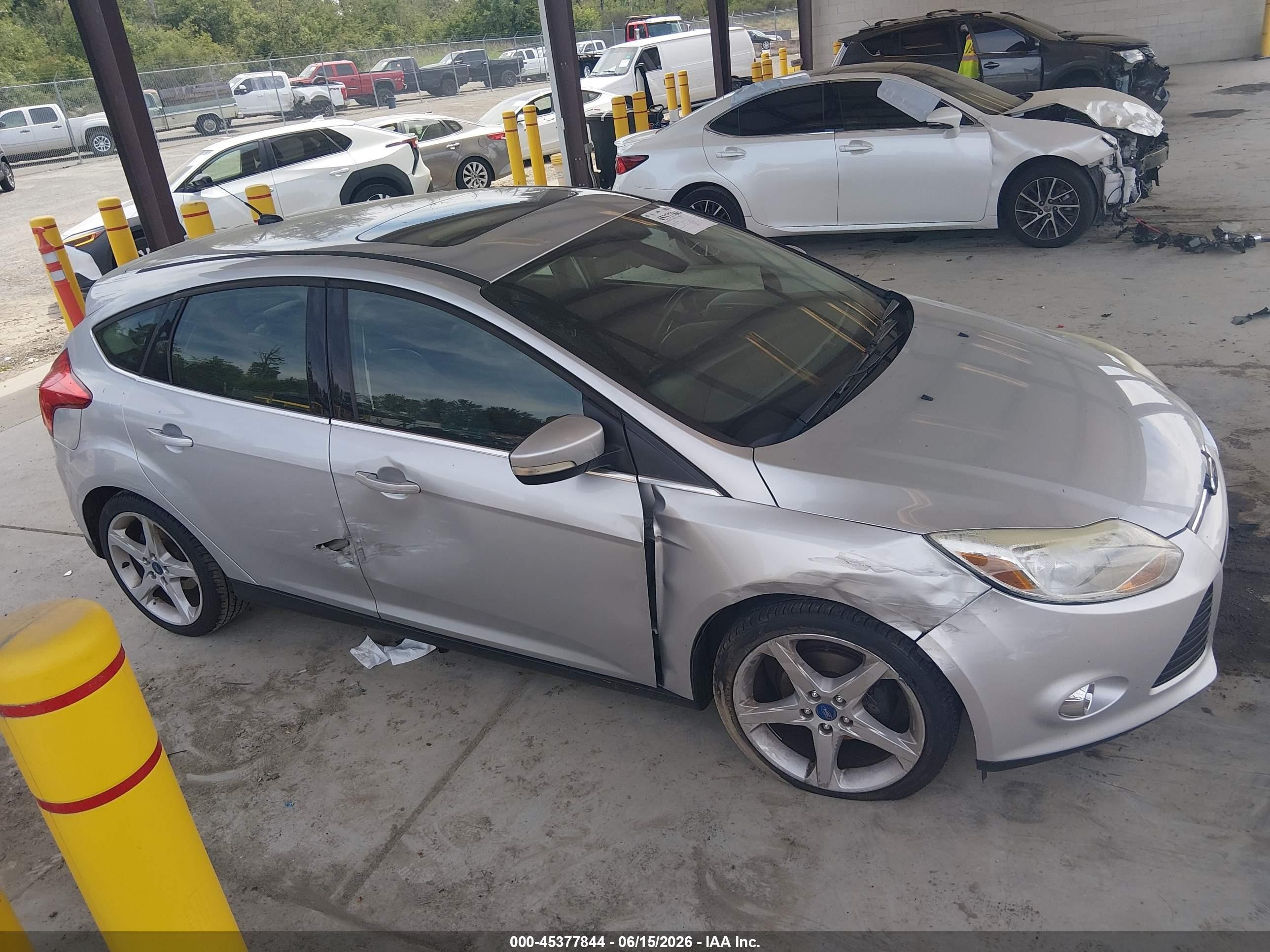 2012 Ford Focus Sel Silver vin: 1FAHP3M28CL167758