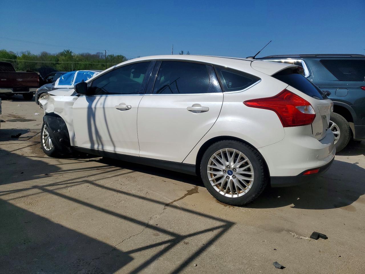 2012 Ford Focus Sel White vin: 1FAHP3M28CL214478