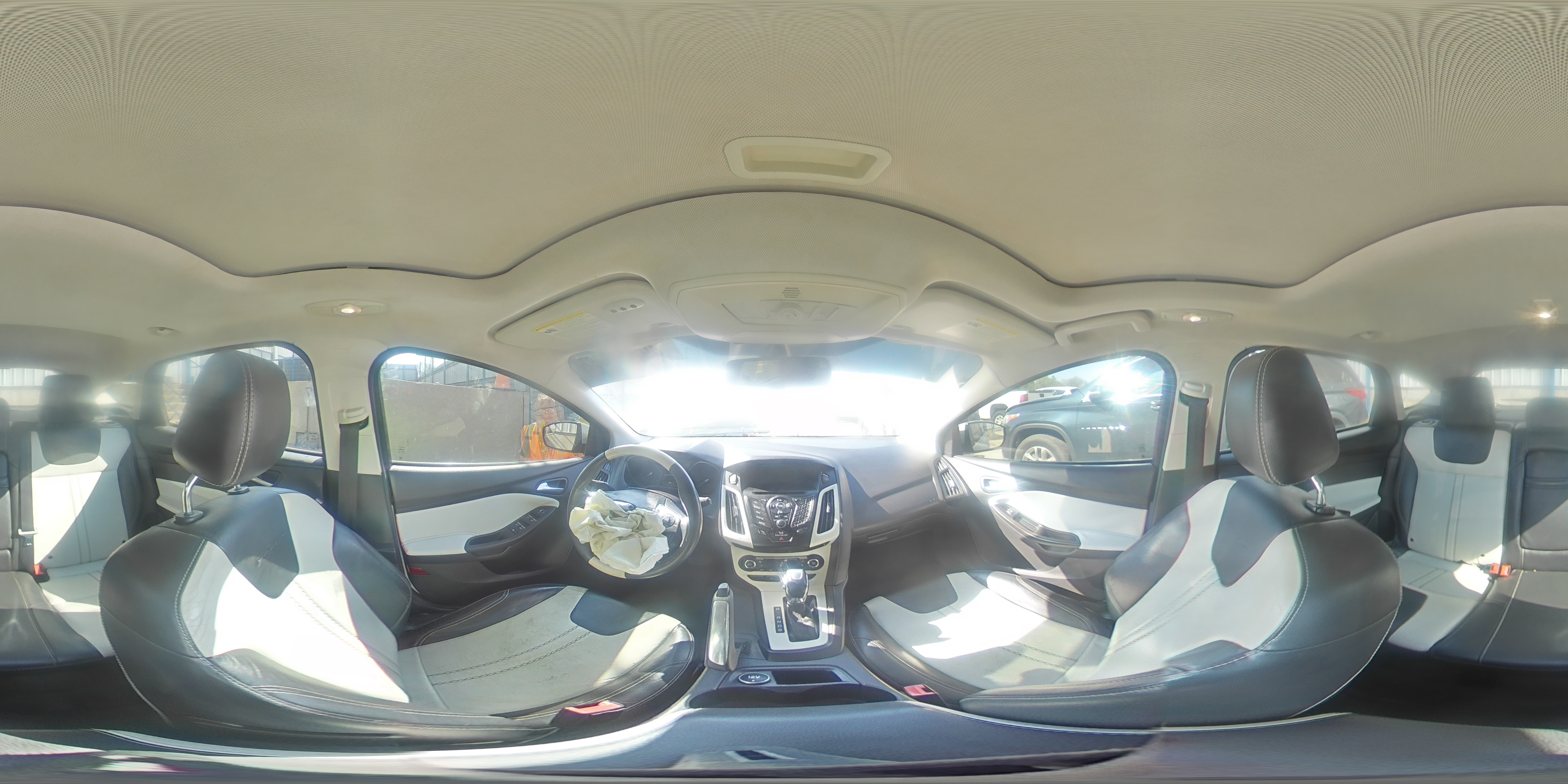 2012 Ford Focus Sel White vin: 1FAHP3M28CL214478