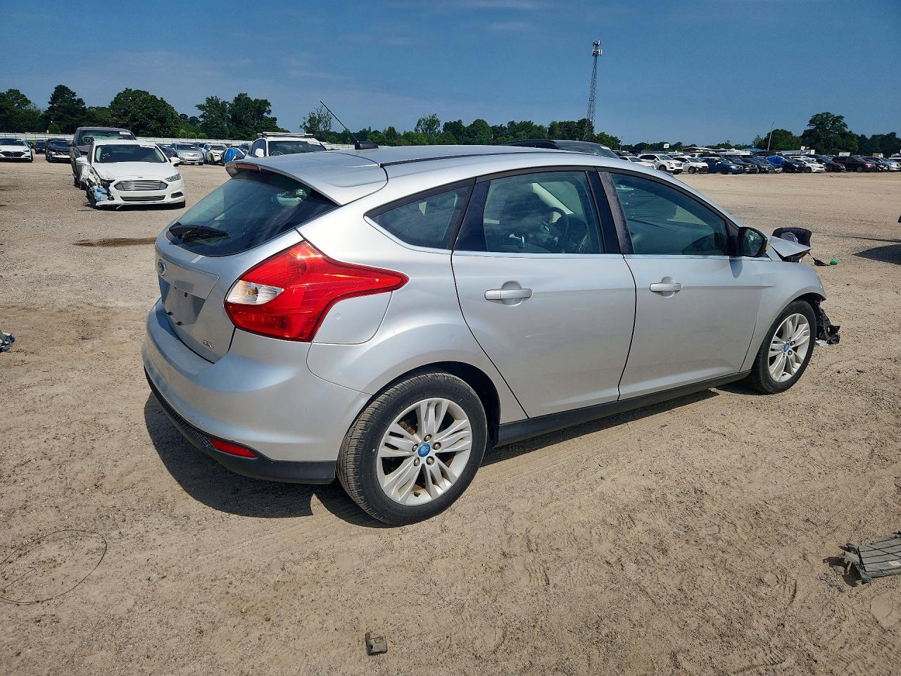 2012 Ford Focus Sel Silver vin: 1FAHP3M28CL239574