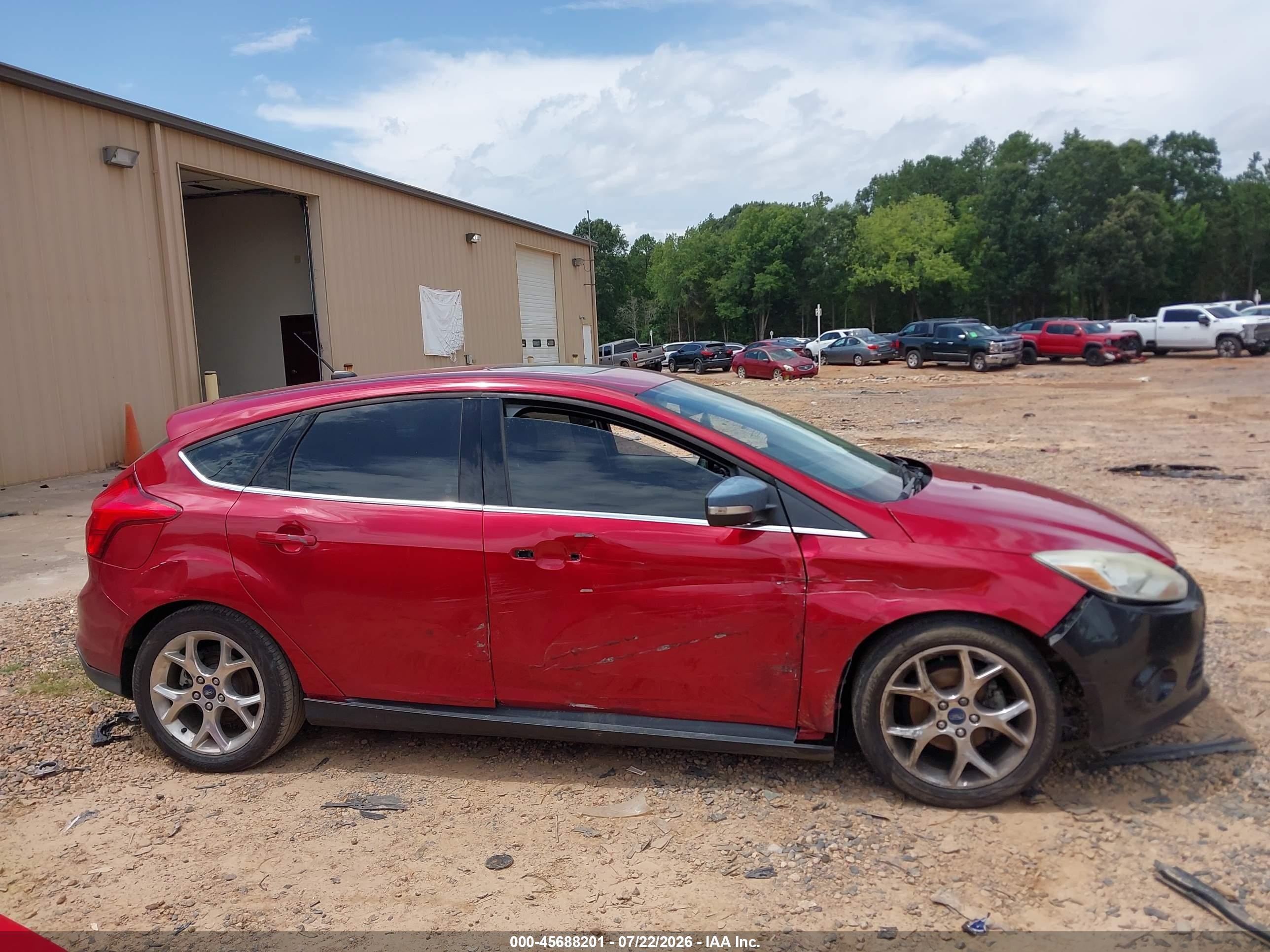 2012 Ford Focus Sel Red vin: 1FAHP3M28CL360217