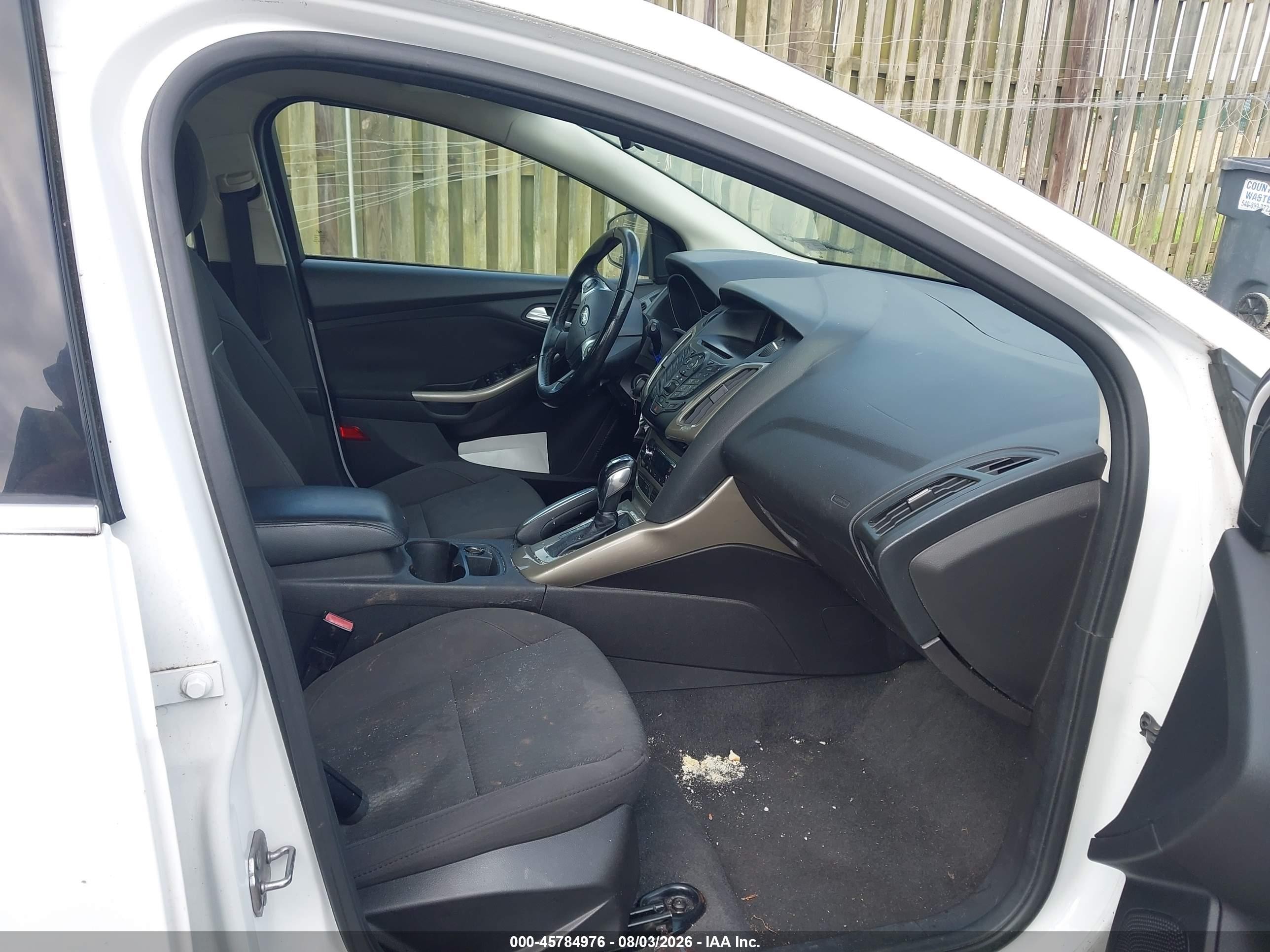 2012 Ford Focus Sel White vin: 1FAHP3M28CL393606