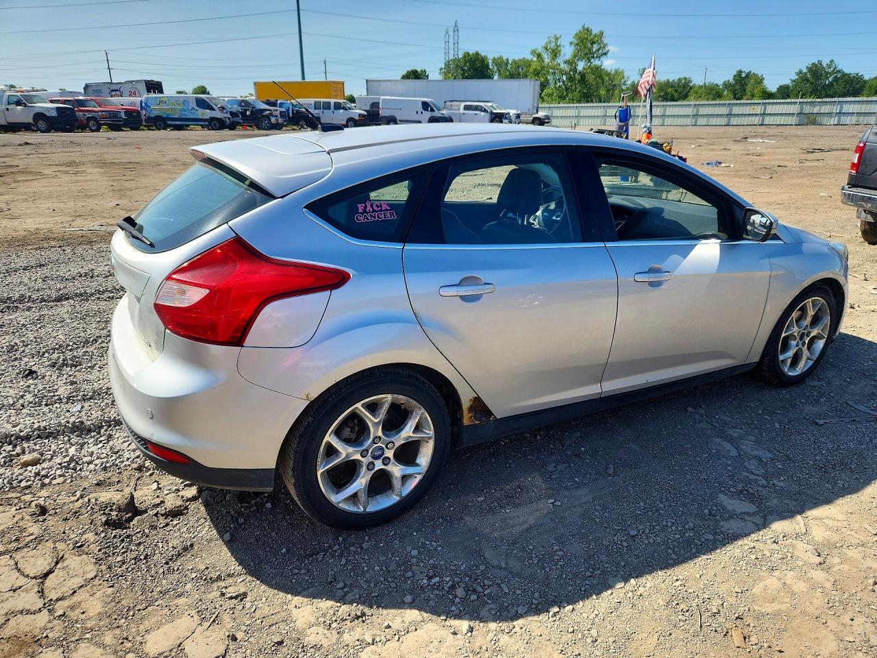 2012 Ford Focus Sel Silver vin: 1FAHP3M29CL221407