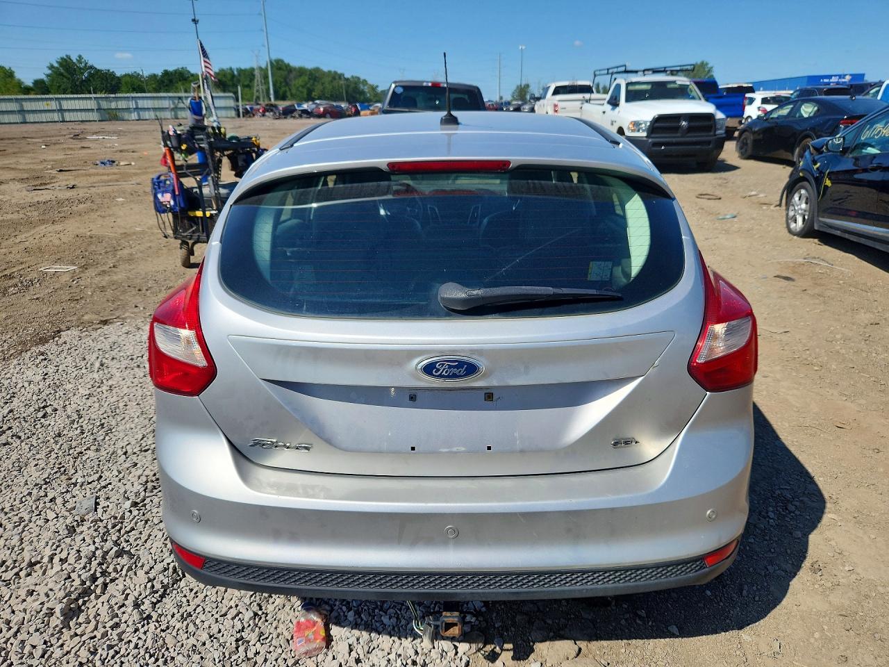2012 Ford Focus Sel Silver vin: 1FAHP3M29CL221407