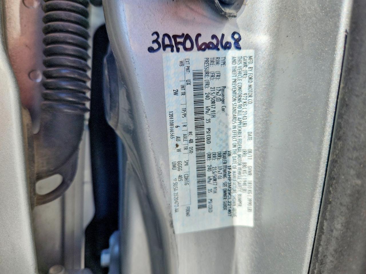 2012 Ford Focus Sel Silver vin: 1FAHP3M29CL221407