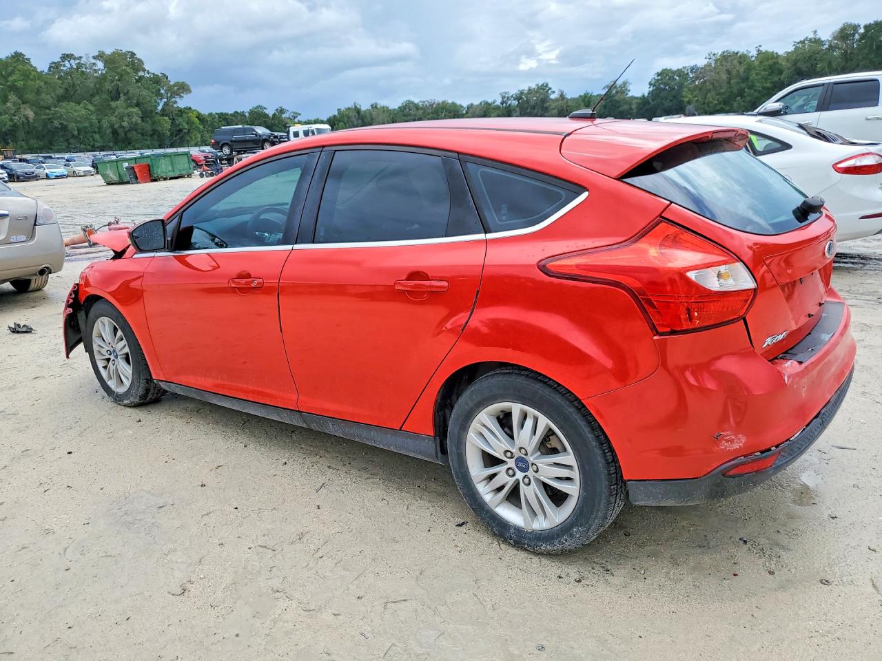 2012 Ford Focus Sel Red vin: 1FAHP3M29CL252463