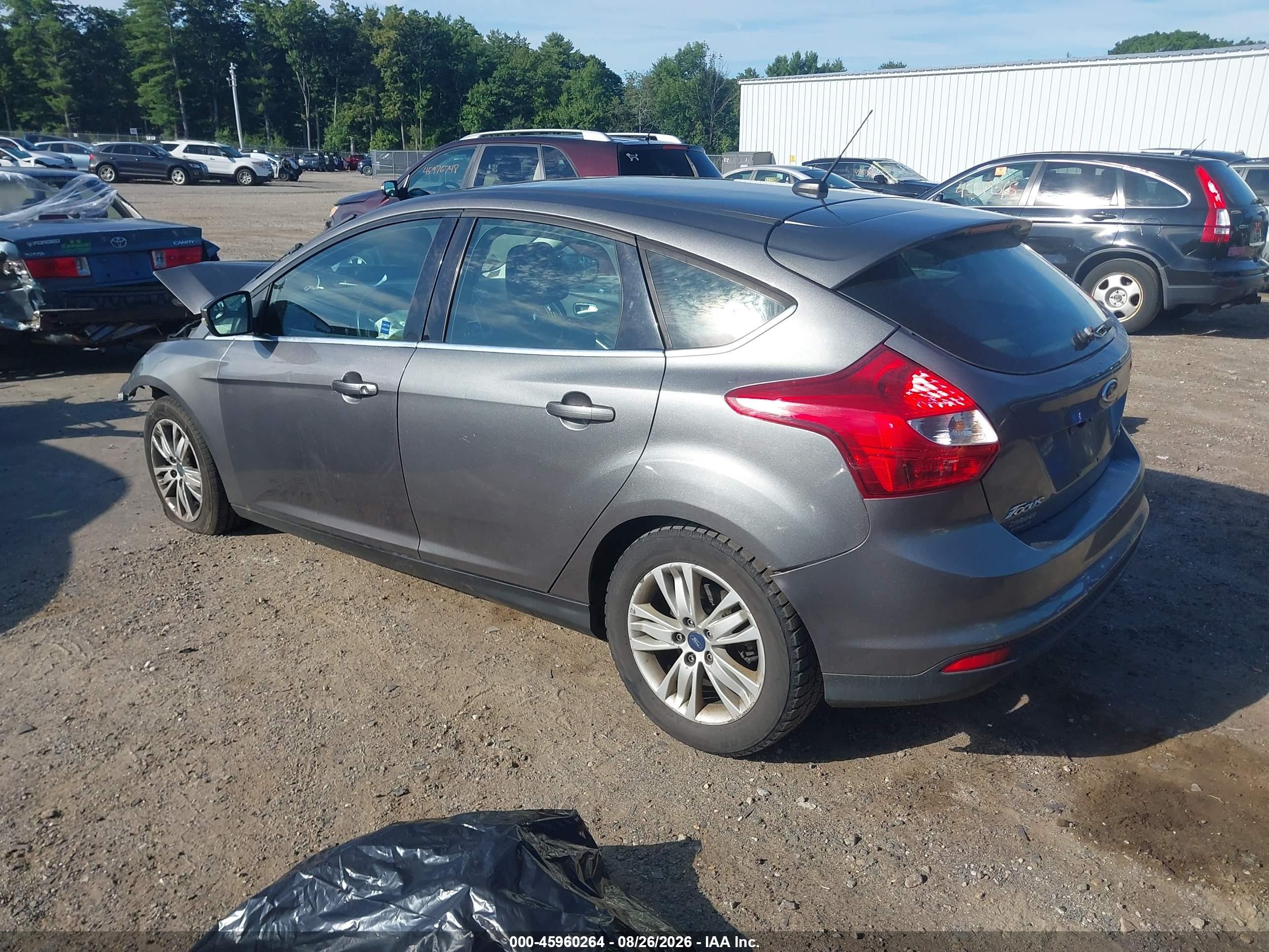 2012 Ford Focus Sel Gray vin: 1FAHP3M29CL358749