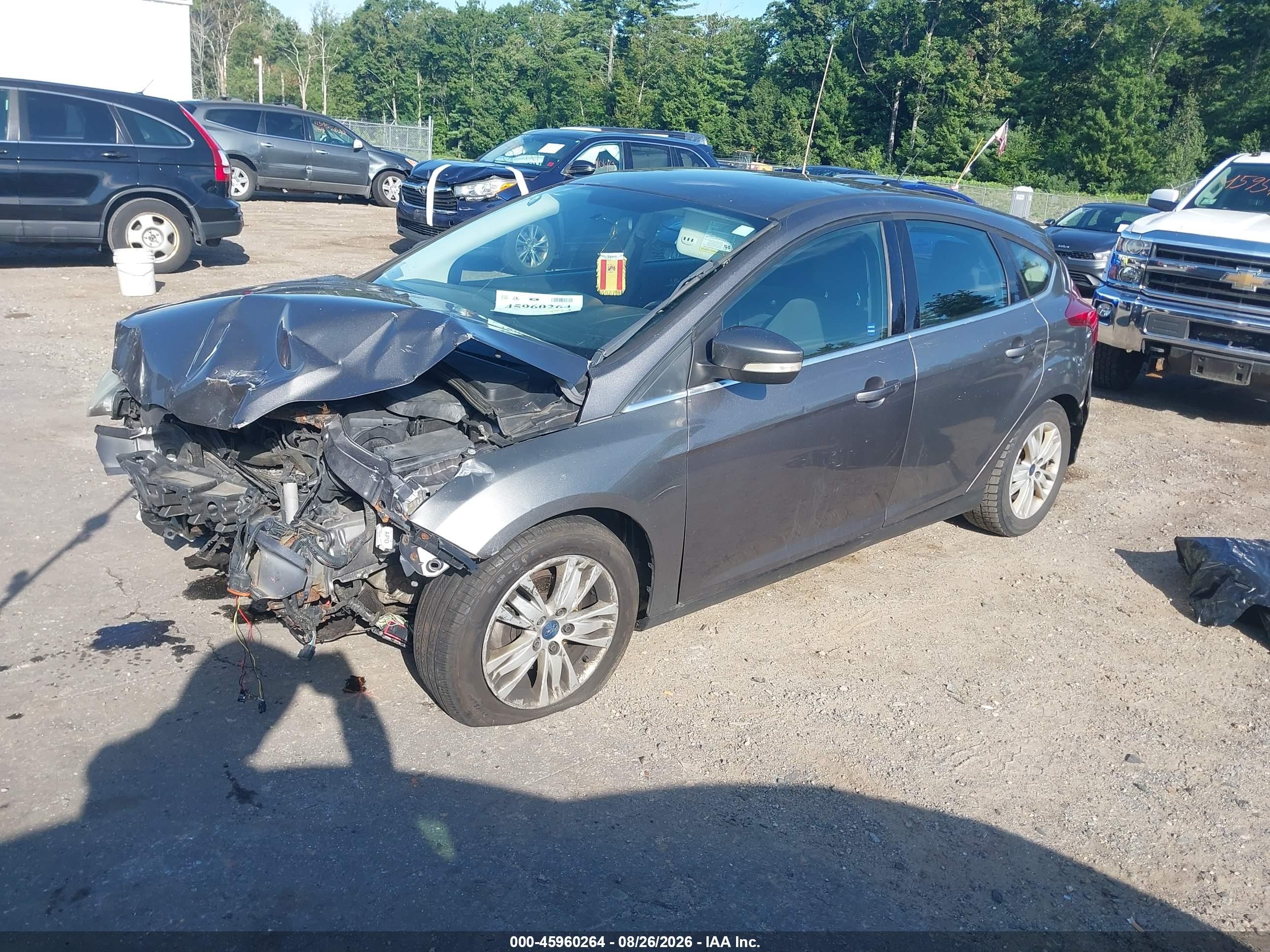 2012 Ford Focus Sel Gray vin: 1FAHP3M29CL358749